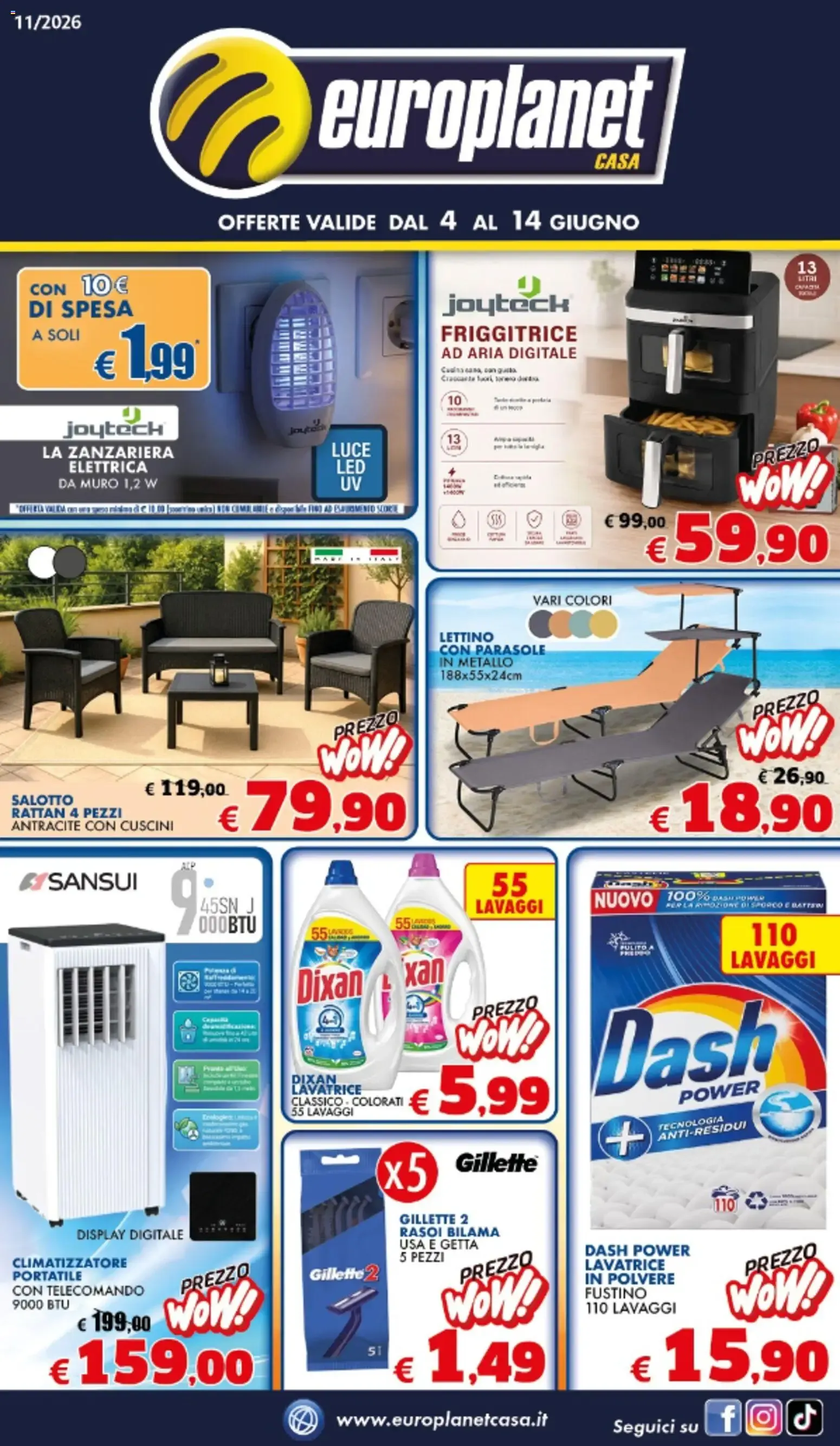 Nuovo Europlanet Casa volantino dal 04/06/2026 > offerte anteprima 🛍️ da 4 giugno a 14 giugno di 2026 - Pagina del volantino 1
