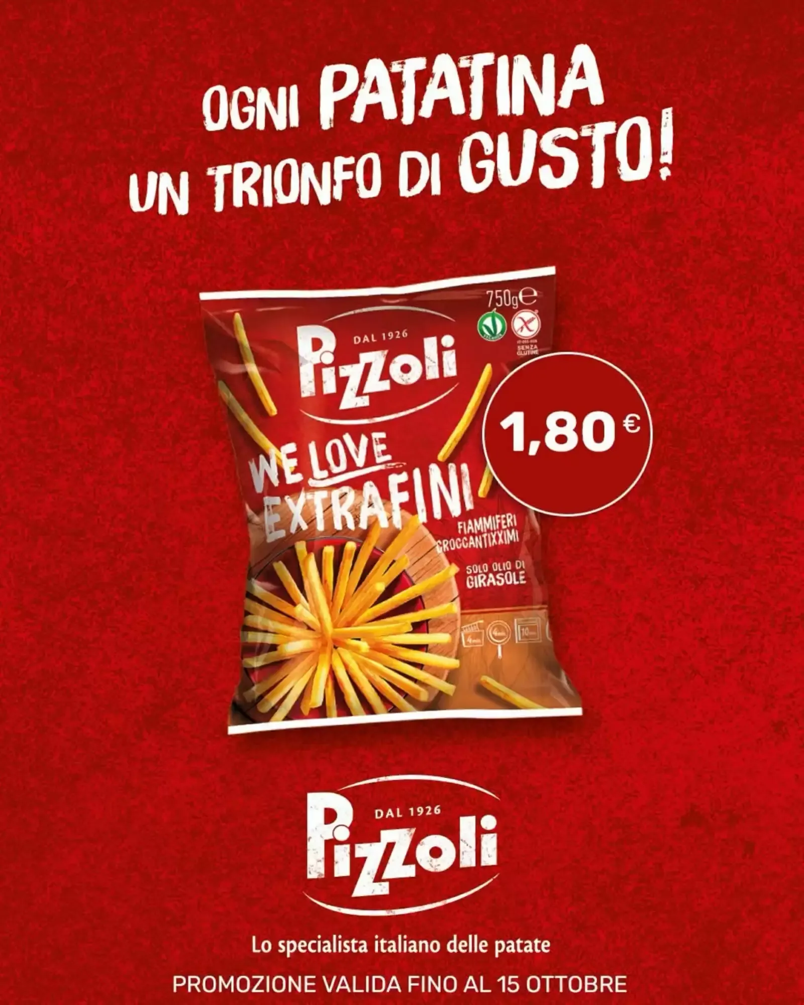 Pizzoli Patatine Extrafini da 9 ottobre a 15 ottobre di 2026 - Pagina del volantino 1
