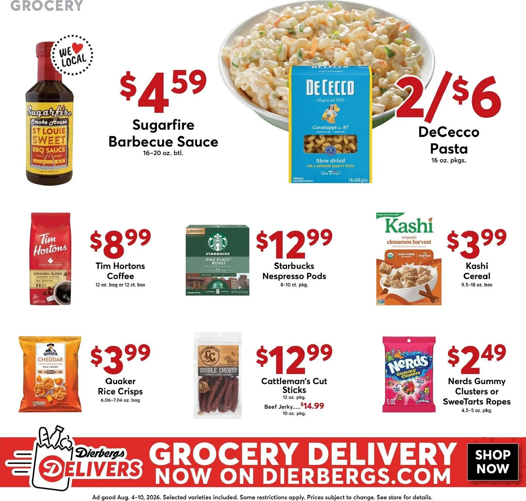 Weekly promotion Dierbergs HOT Deals ZONE spanning from August 4 to August 10 2026 - Page 16 for Catalogue 365