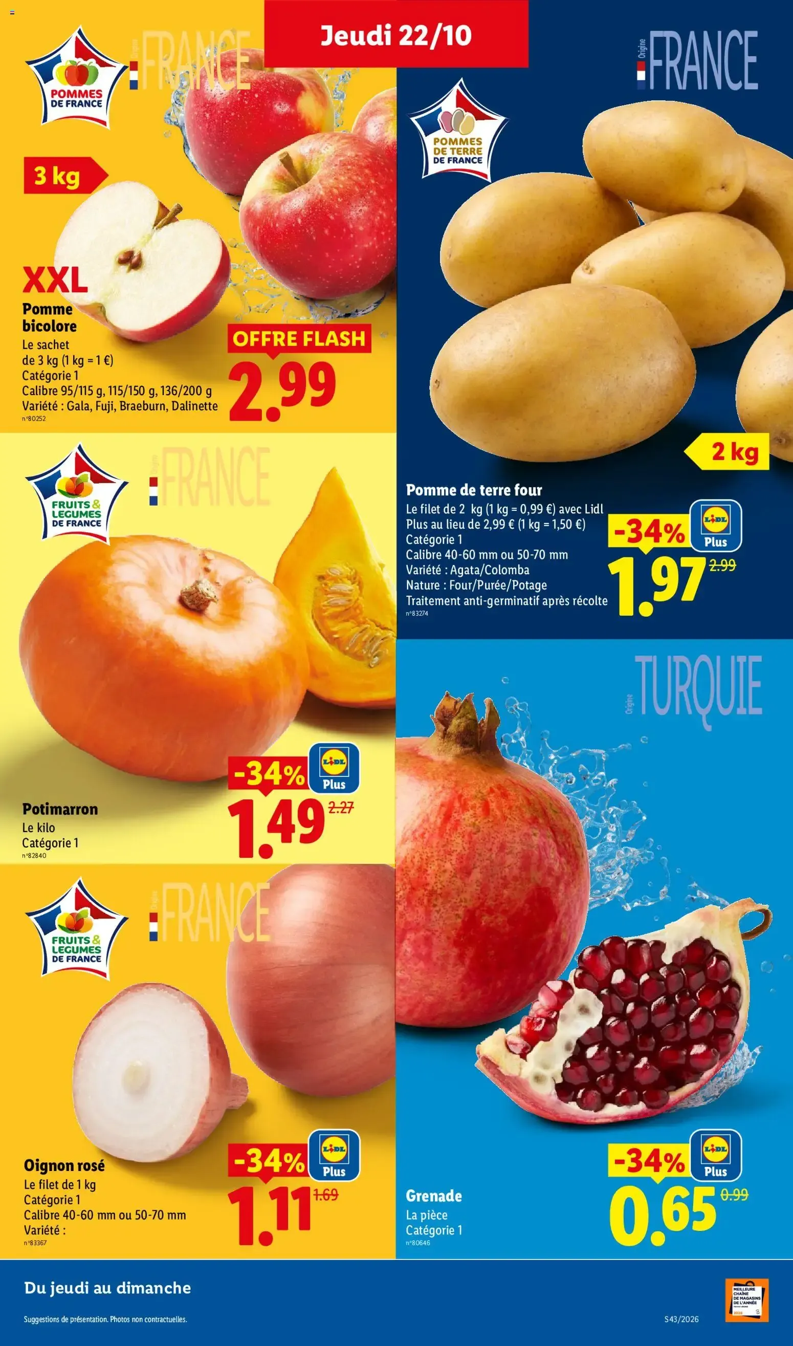 Lidl: Le Moins Toujours Plus du 22 octobre au 28 octobre 2026 - Catalogue page 3