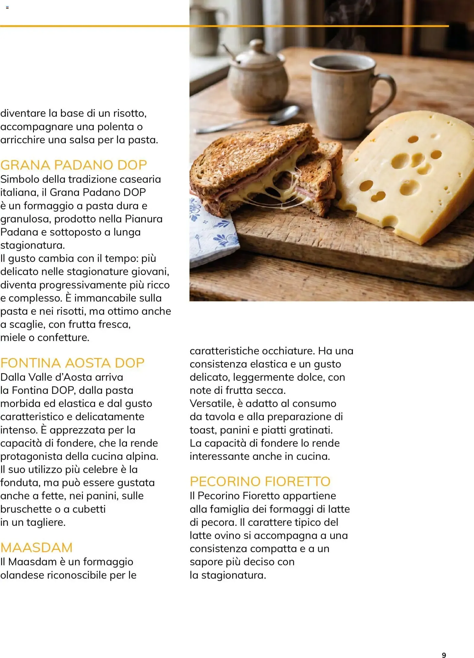 Buon giorno! Un mondo di Formaggi - La rivista di Basko da 12 ottobre a 30 novembre di 2026 - Pagina del volantino 9