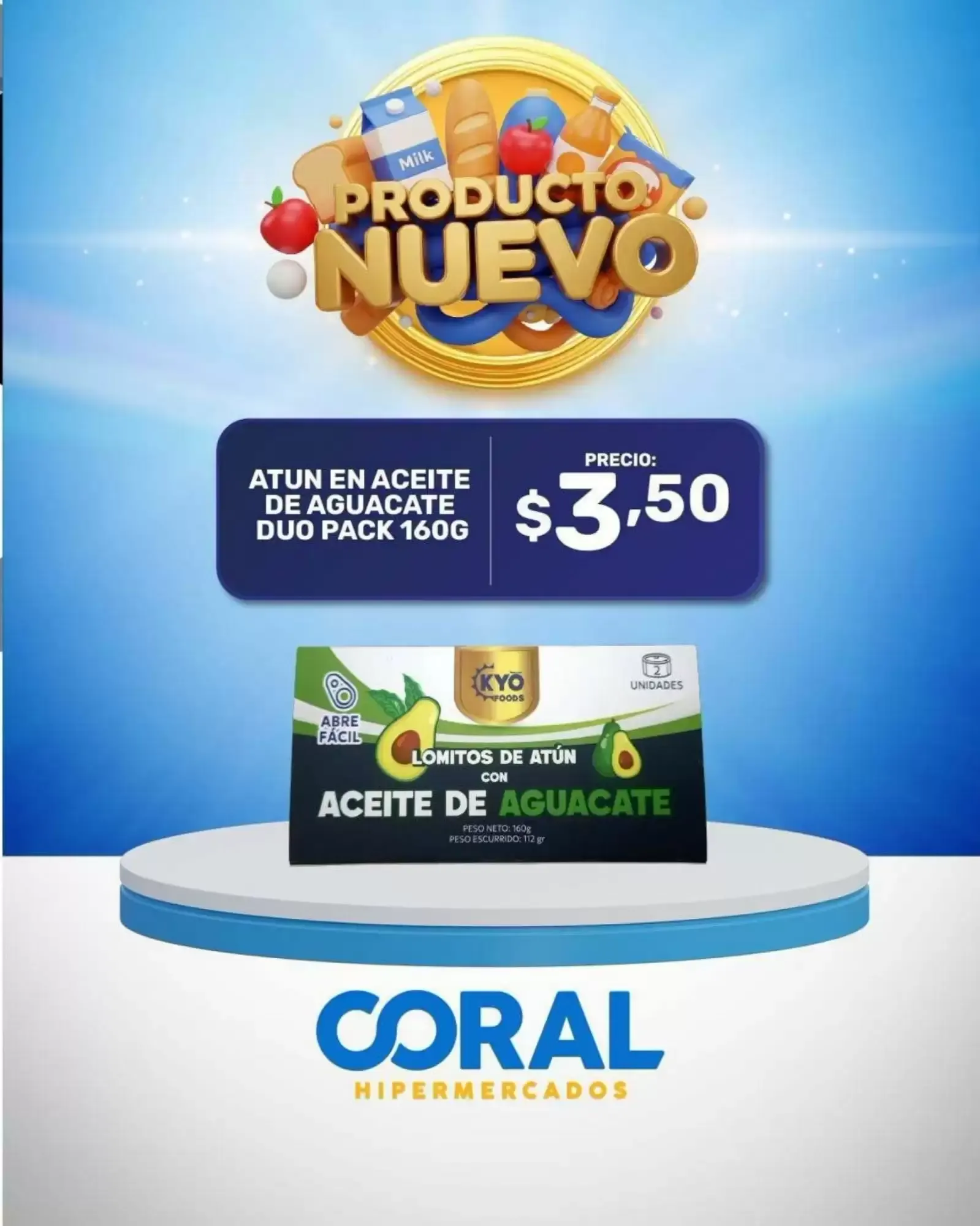 Catalogo de Producto Nuevo: Atún en Aceite de Aguacate en Coral Hipermercados 10 de septiembre al 25 de septiembre 2026 - Pag 1