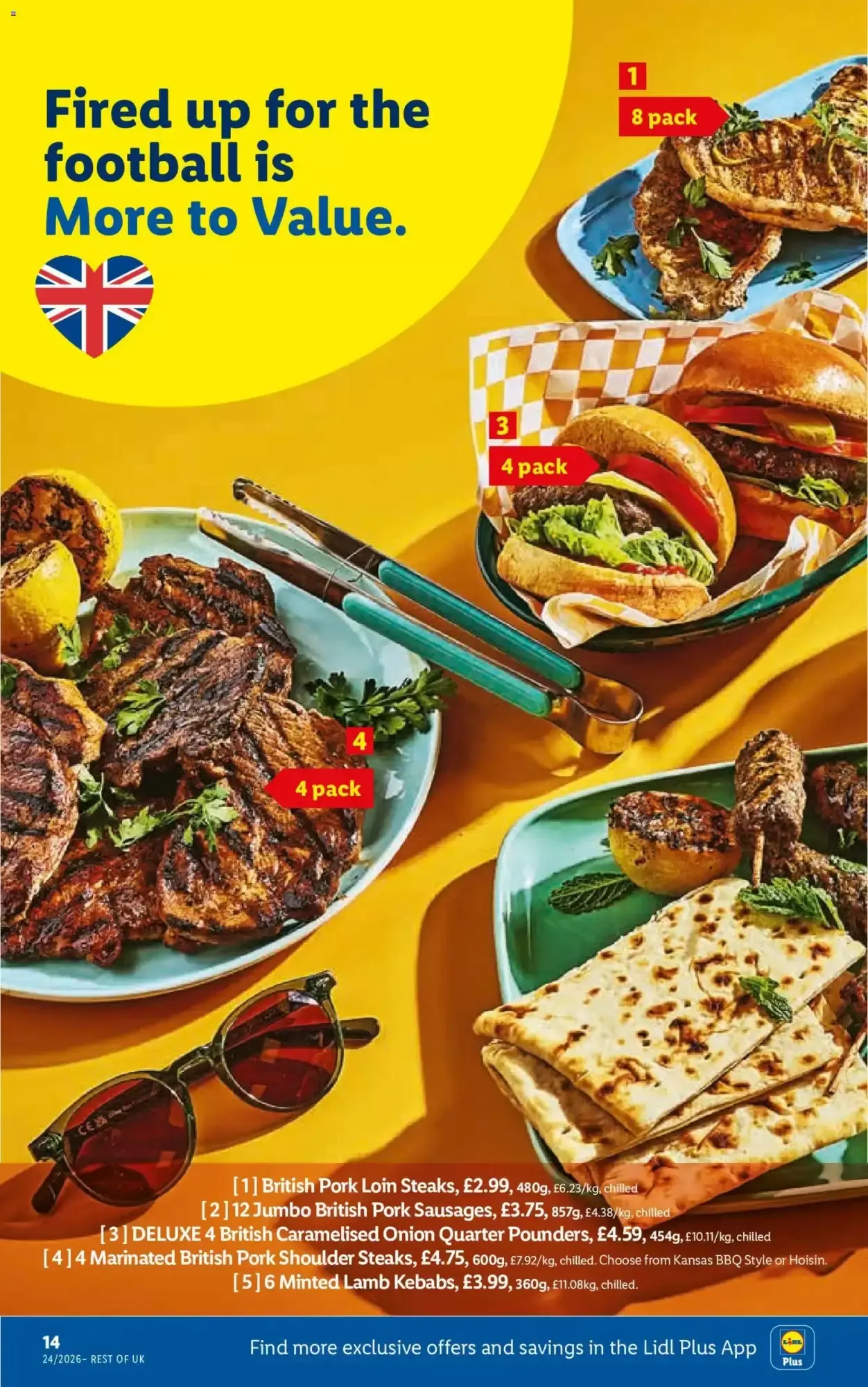 Lidl: Getting Match-Ready (England) from 11 June to 17 June 2026 - Catalogue Page 14