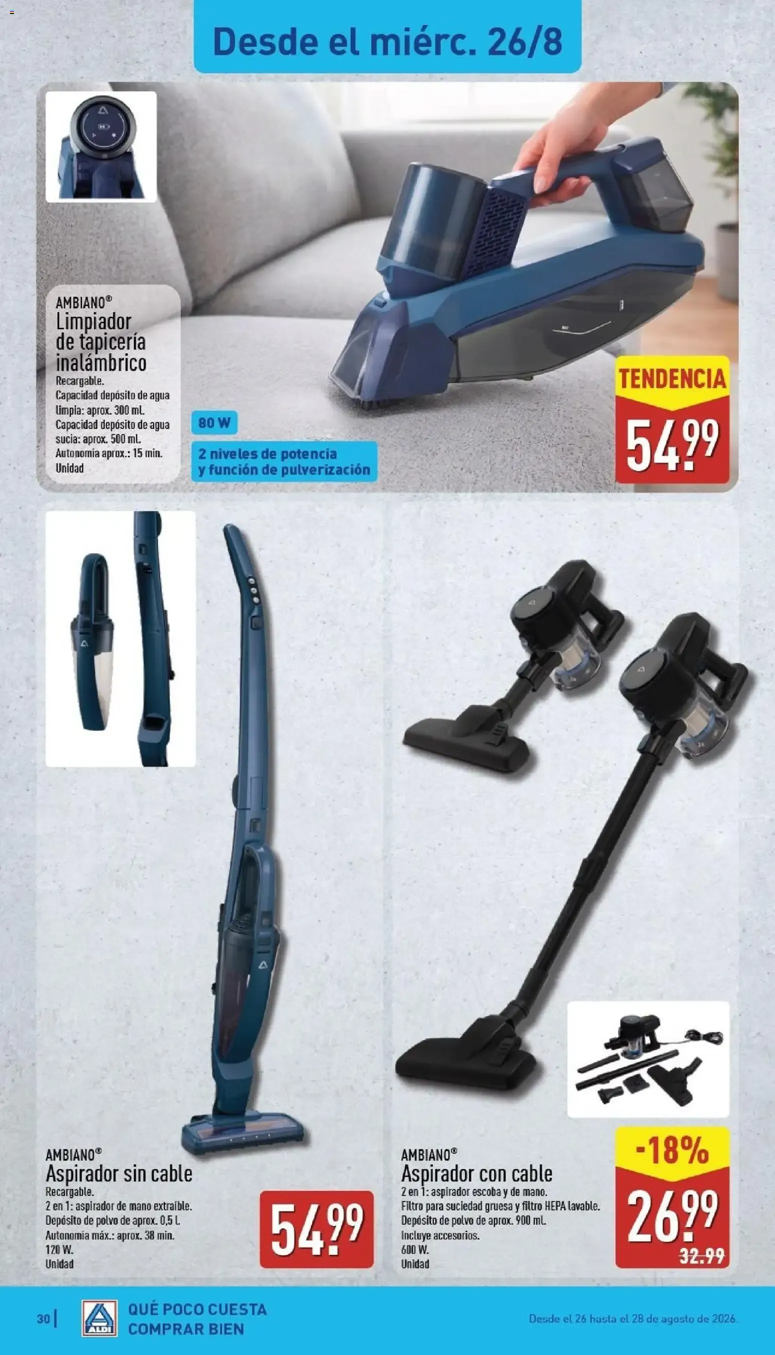 Catálogo de Aldi folleto Canarias del 24/08/2026 | Catálogo 24 de agosto al 30 de agosto 2026 - Página 30