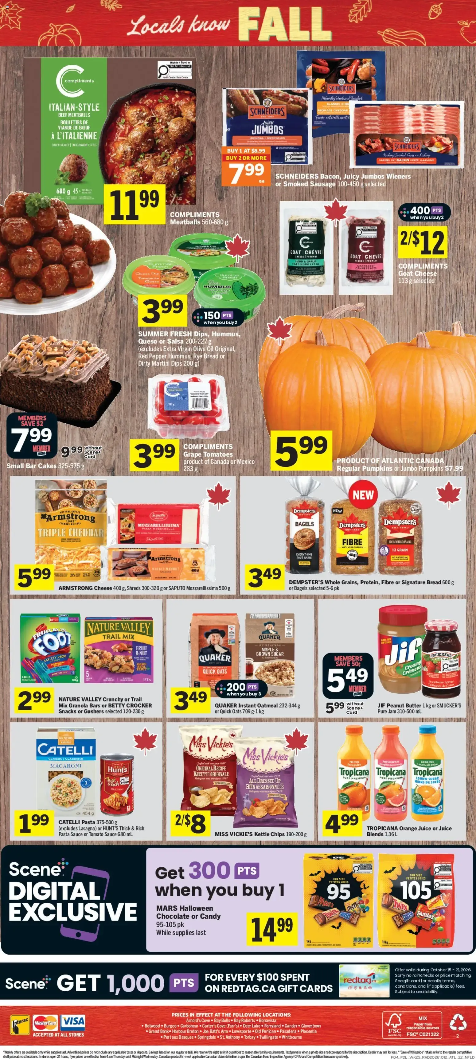 Foodland weekly flyer / circulaire from Oct 15, 2026 > weekly specials & deals from October 15 to October 21 2026 - flyer page 2