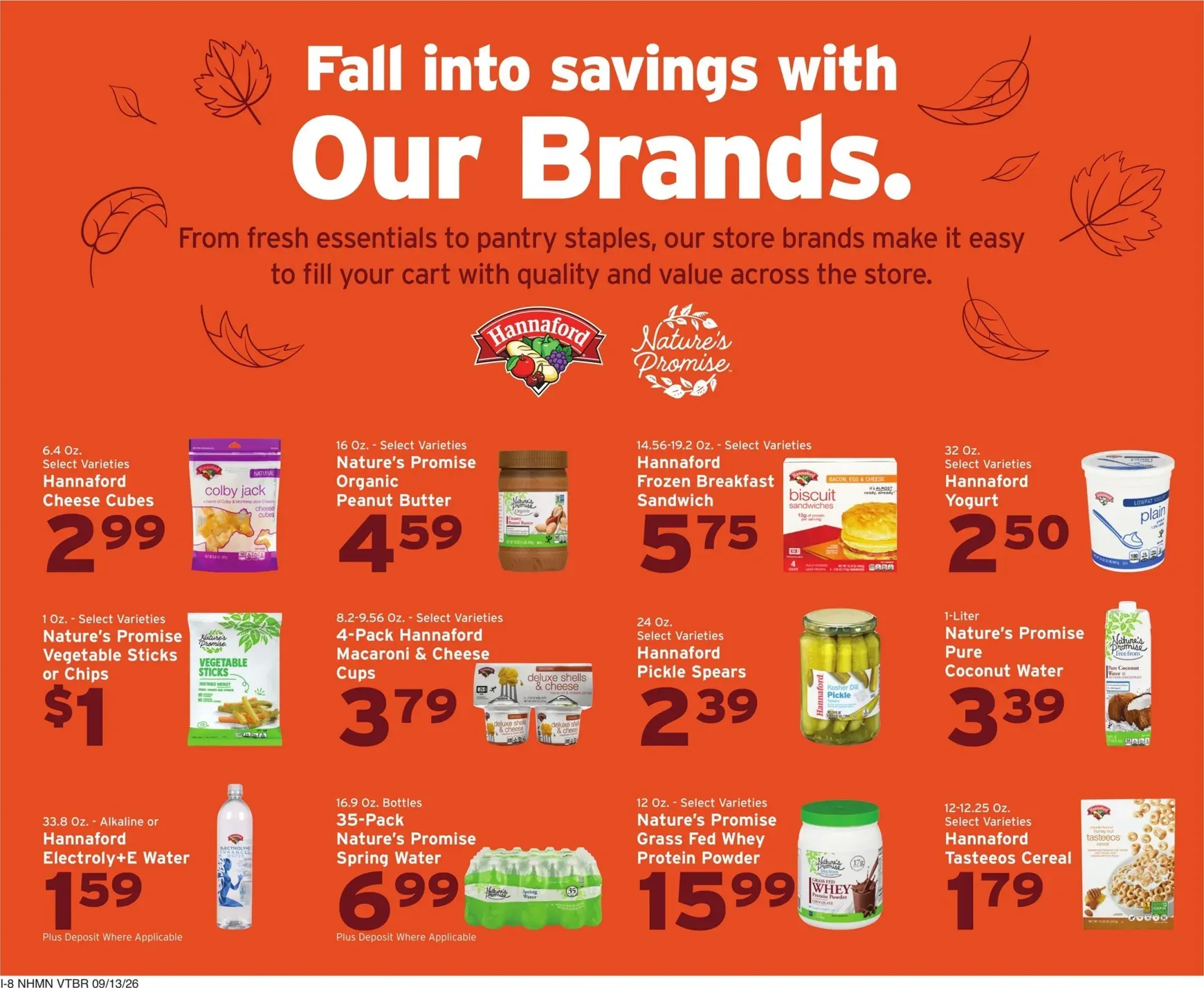 Weekly ad Current Hannaford leaflet valid from Sunday 09/13/2026 to Saturday 09/19/2026 from September 13 to September 19 2026 - Page 16