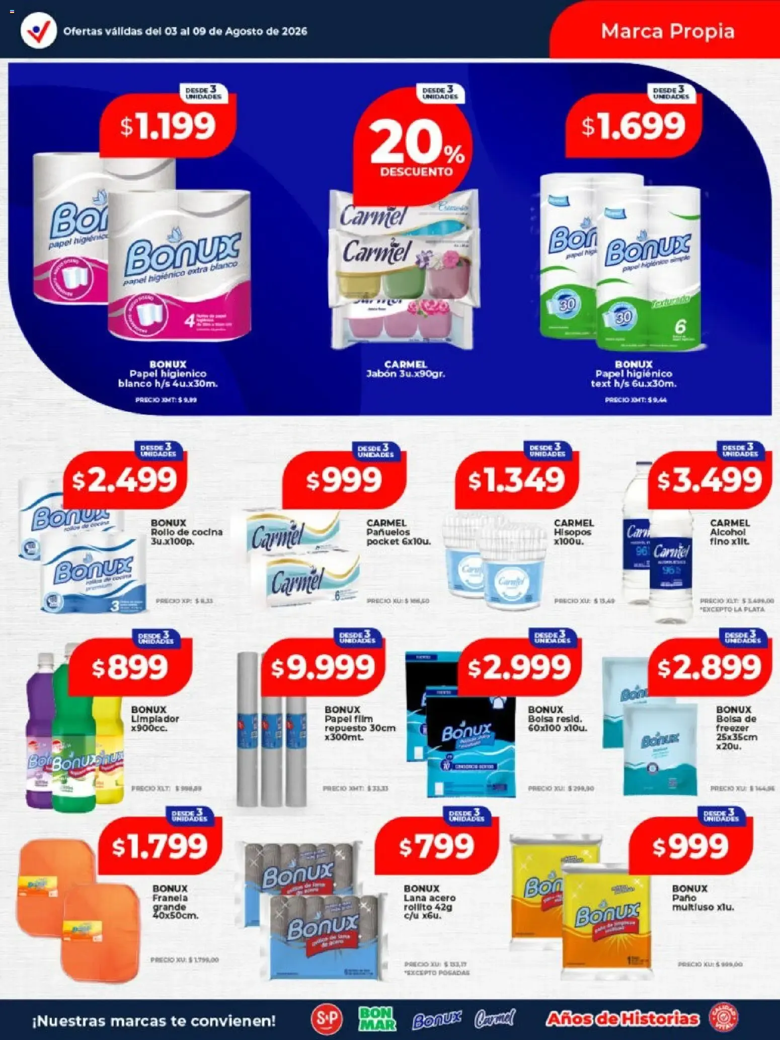 Ofertas de OFERTAS DE LA SEMANA EN NUESTRAS MARCAS 3 de agosto al 9 de agosto 2026 - Página 3 del catálogo