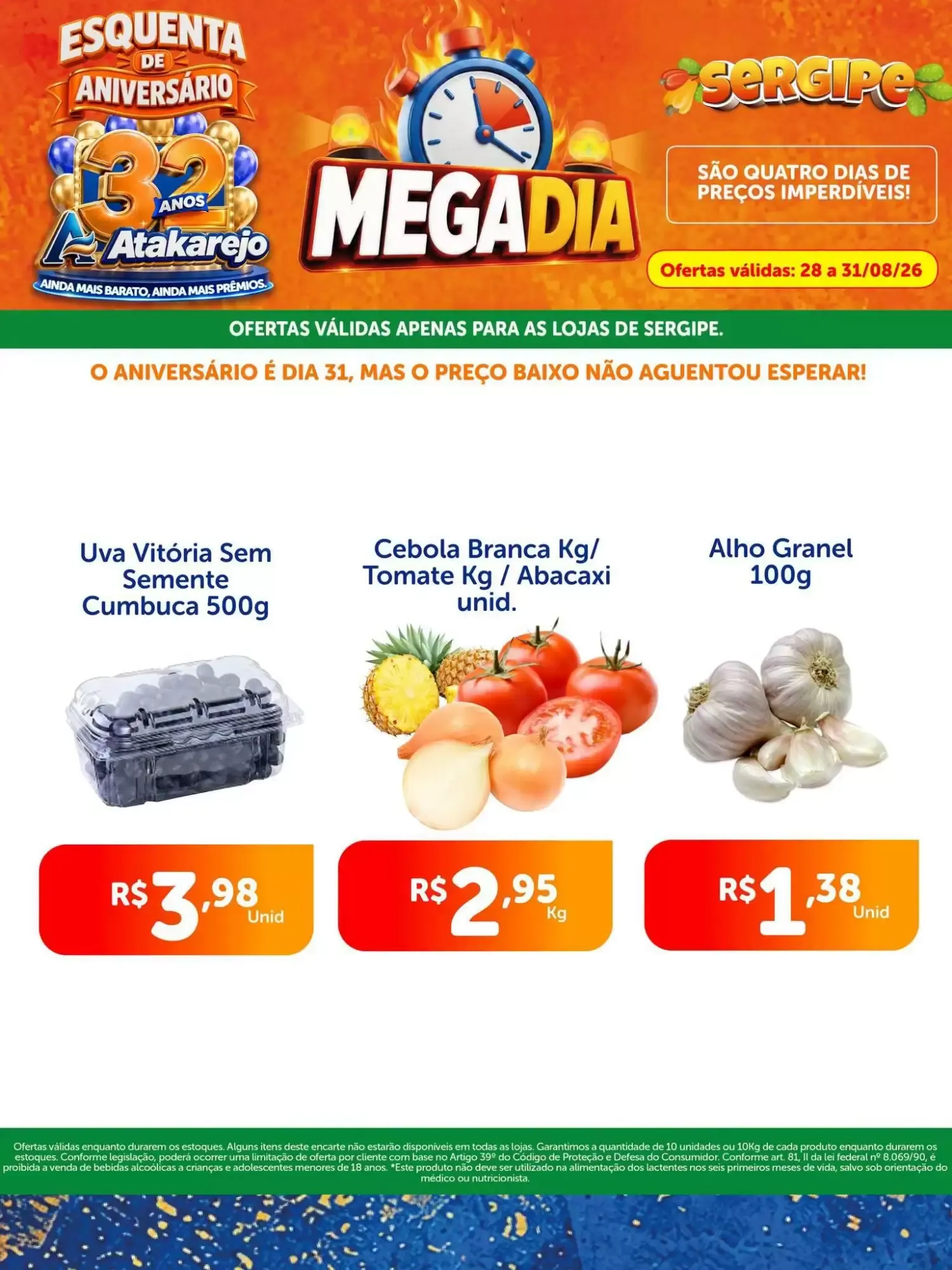 Encarte de MEGADIA Atakarejo Sergipe 28 de agosto até 31 de agosto 2026 - Pagina 2