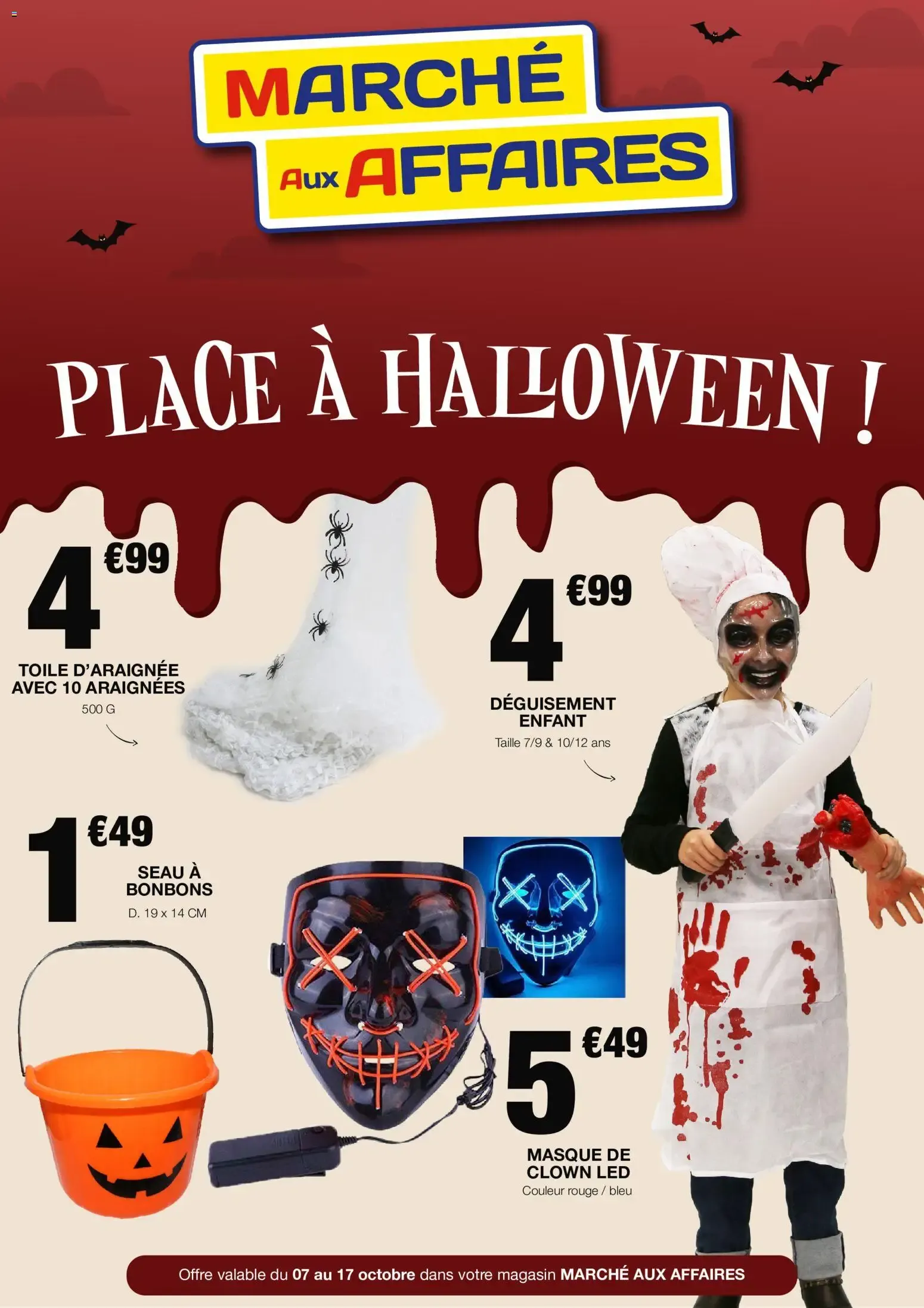 Marché aux Affaires - Place à Halloween!