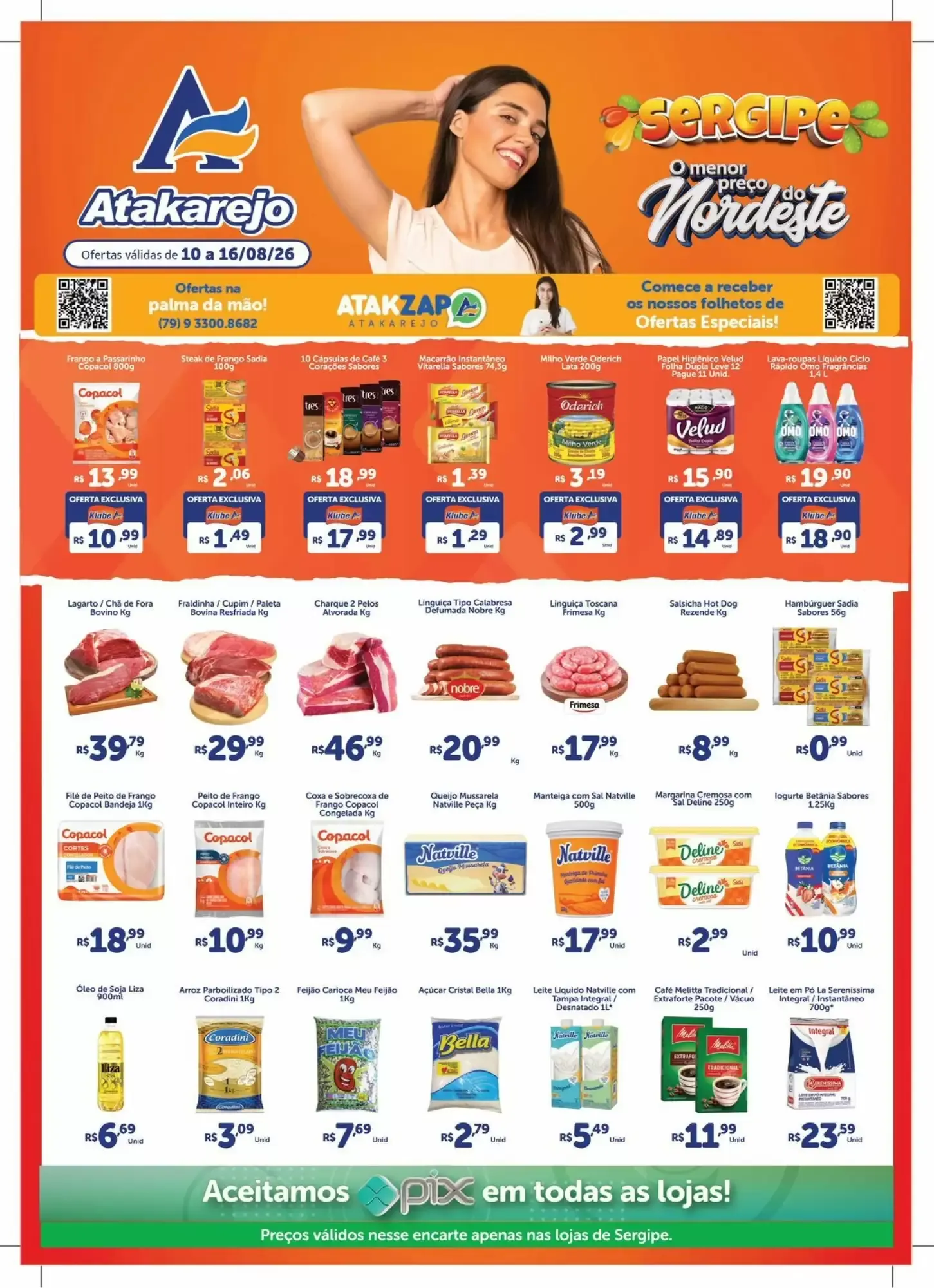 Encarte de Atakarejo - Ofertas válidas 10 de agosto até 16 de agosto 2026 - Pagina 1