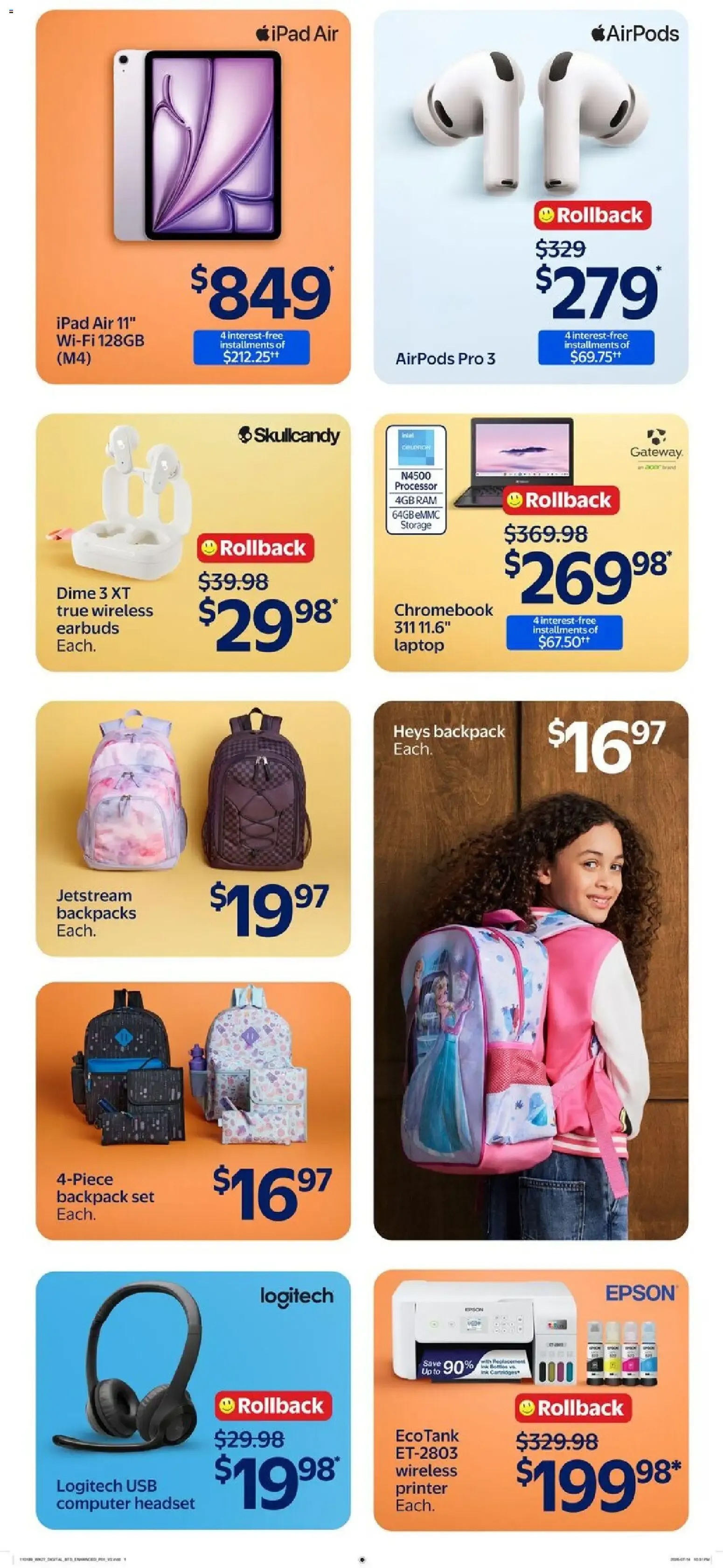 Walmart weekly flyer from Aug 13, 2026 > weekly specials & deals from August 13 to August 19 2026 - flyer page 12