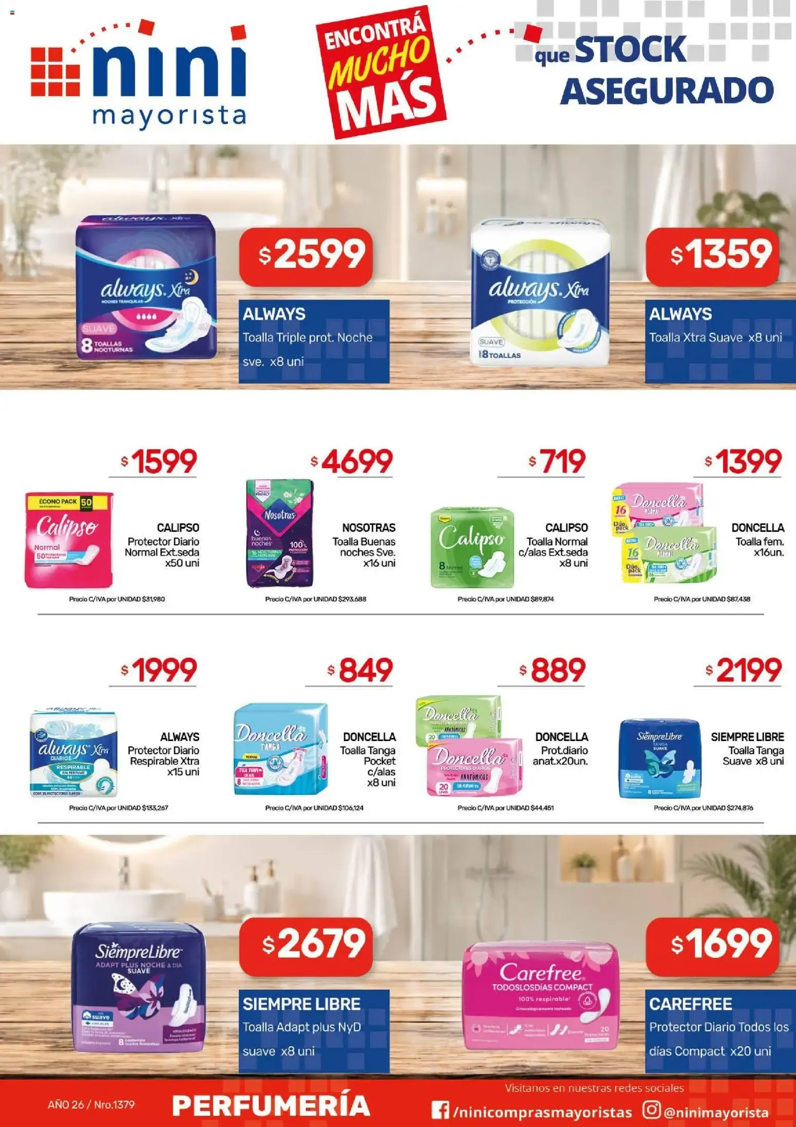 Ofertas de NINI Mayorista catálogo del 28/09/2026 - 04/10/2026 28 de septiembre al 4 de octubre 2026 - Página 7 del catálogo