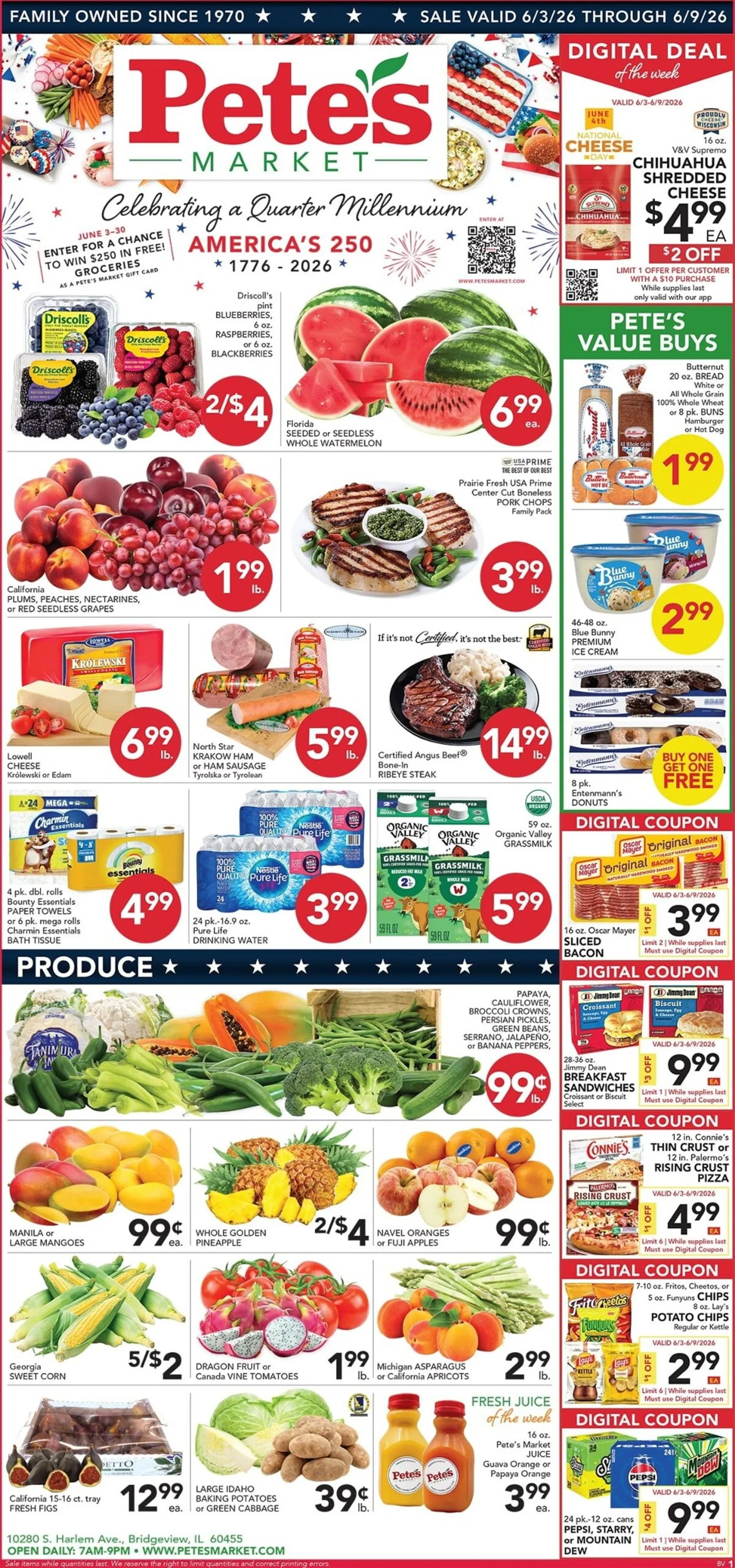 Weekly ad Current Pete's Fresh Market - Bridgeview leaflet valid from Wednesday 06/03/2026 to Tuesday 06/09/2026 from June 3 to June 9 2026 - Page 1