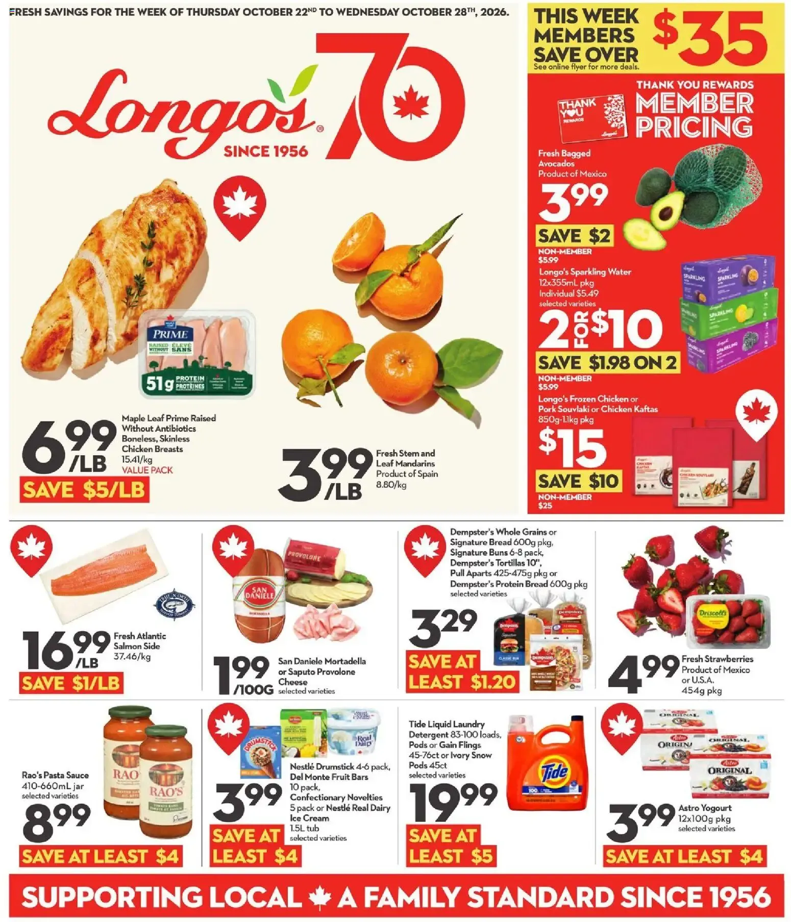 Longo's weekly flyer / circulaire from Oct 22, 2026 > weekly specials & deals