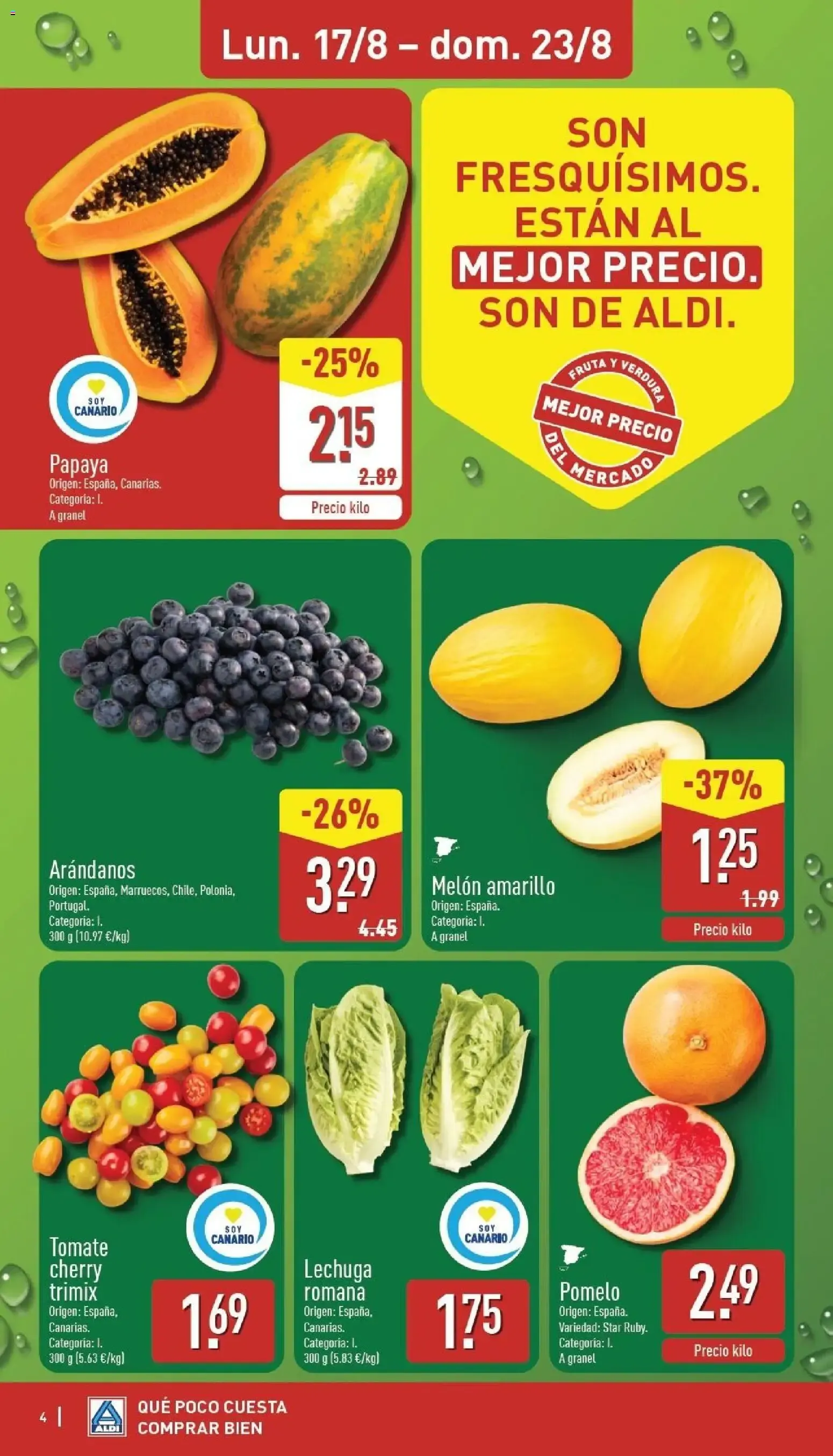 Catálogo de Aldi: Frescura a precios para tirarse a la piscina 17 de agosto al 23 de agosto 2026 - Página 4