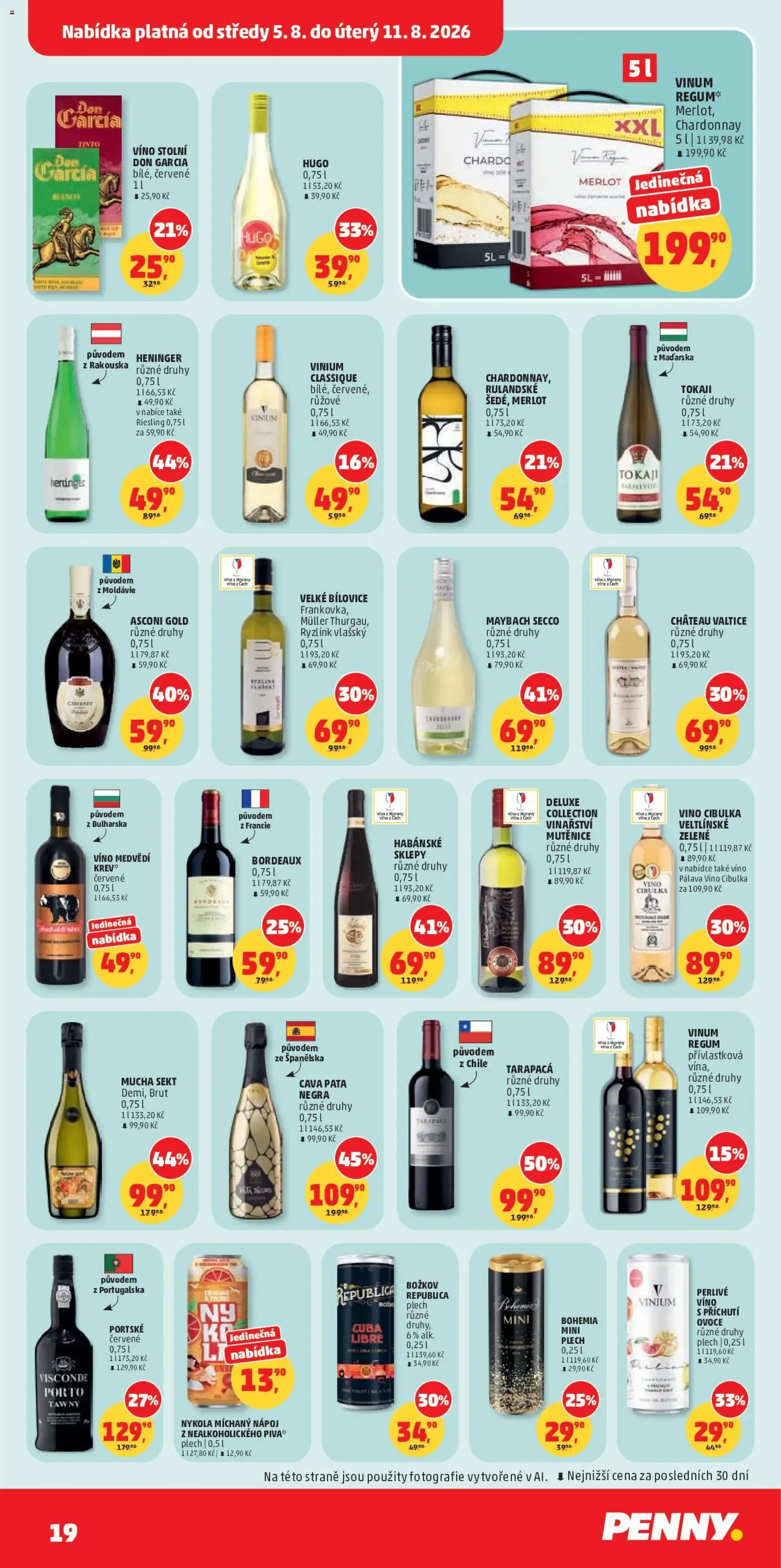 PENNY leták na příští týden (05.08.2026) - 5. srpna 11. srpna 2026 - Page 19