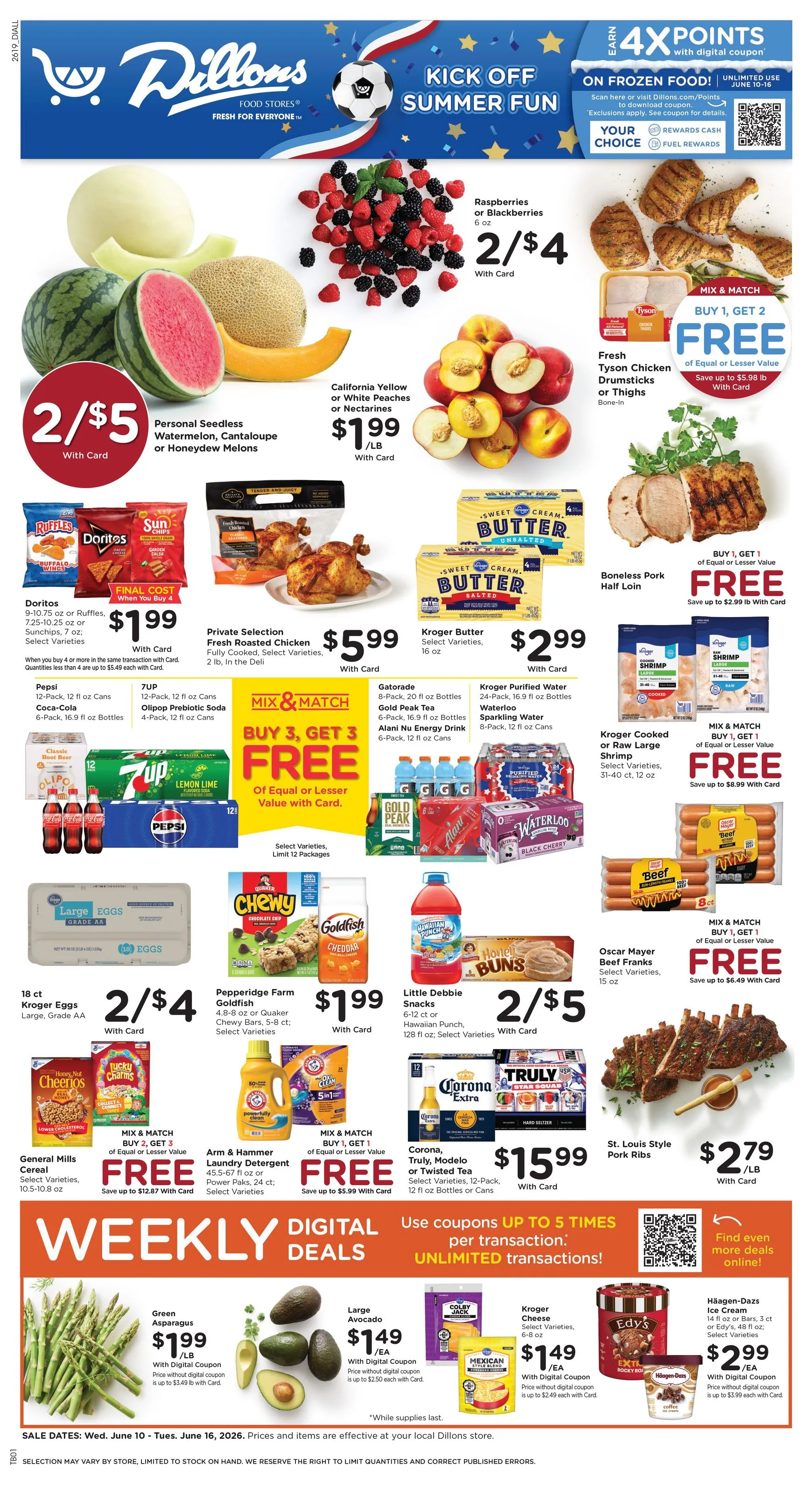 Weekly ad Future Dillons flyer valid from Wednesday 06/10/2026 to Tuesday 06/16/2026 from June 10 to June 16 2026 - Page 1