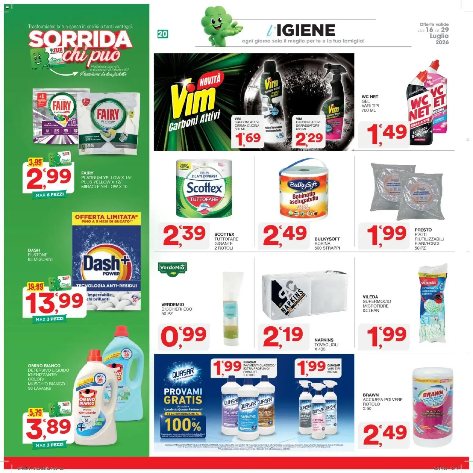Nuovo SISA volantino dal 16/07/2026 > offerte anteprima 🛍️ da 16 luglio a 29 luglio di 2026 - Pagina del volantino 17