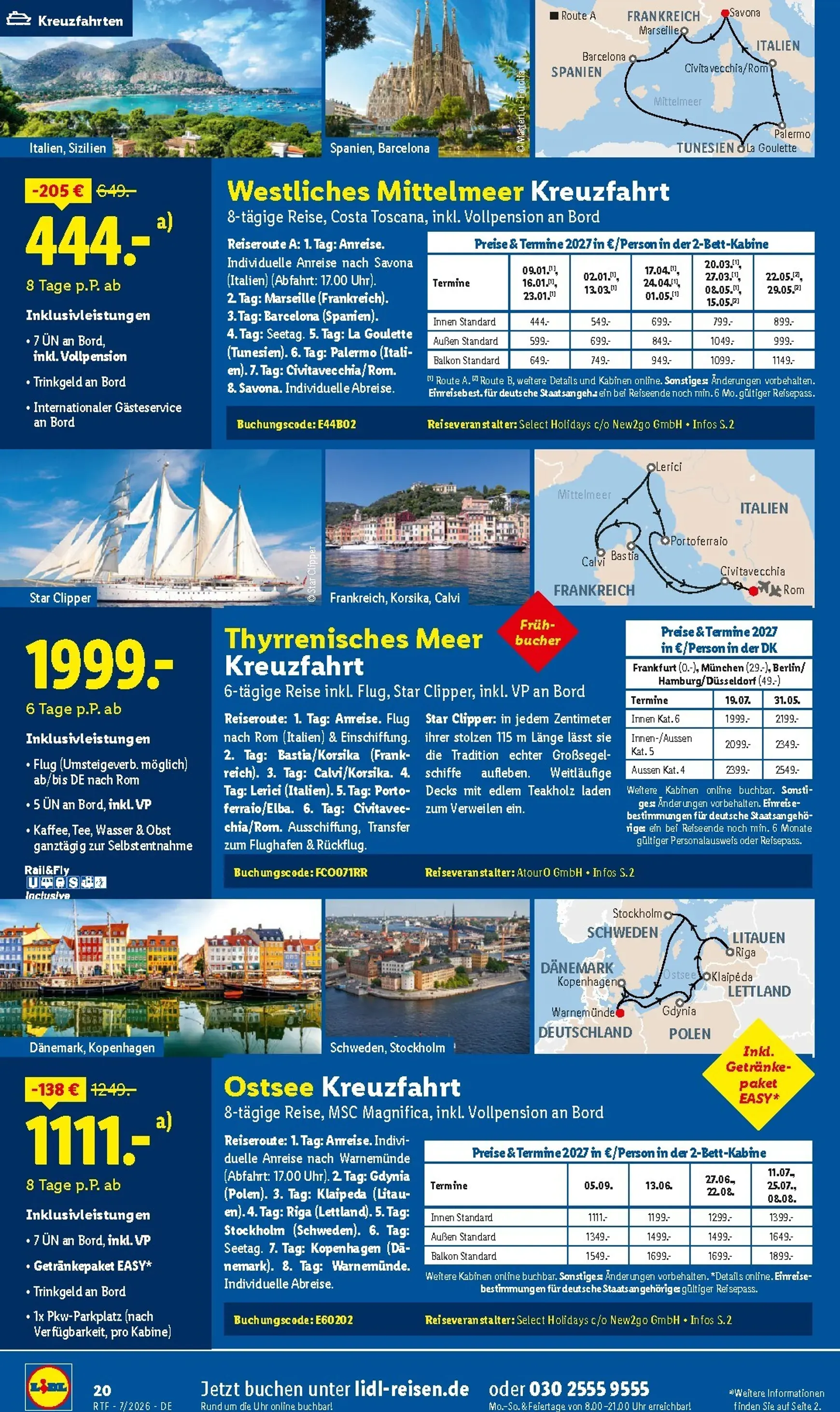 Lidl Reisen: Auf die Berge, fertig, los. Last Minute Urlaub von 15. Juli bis 15. August 2026 - Prospekt seite 20