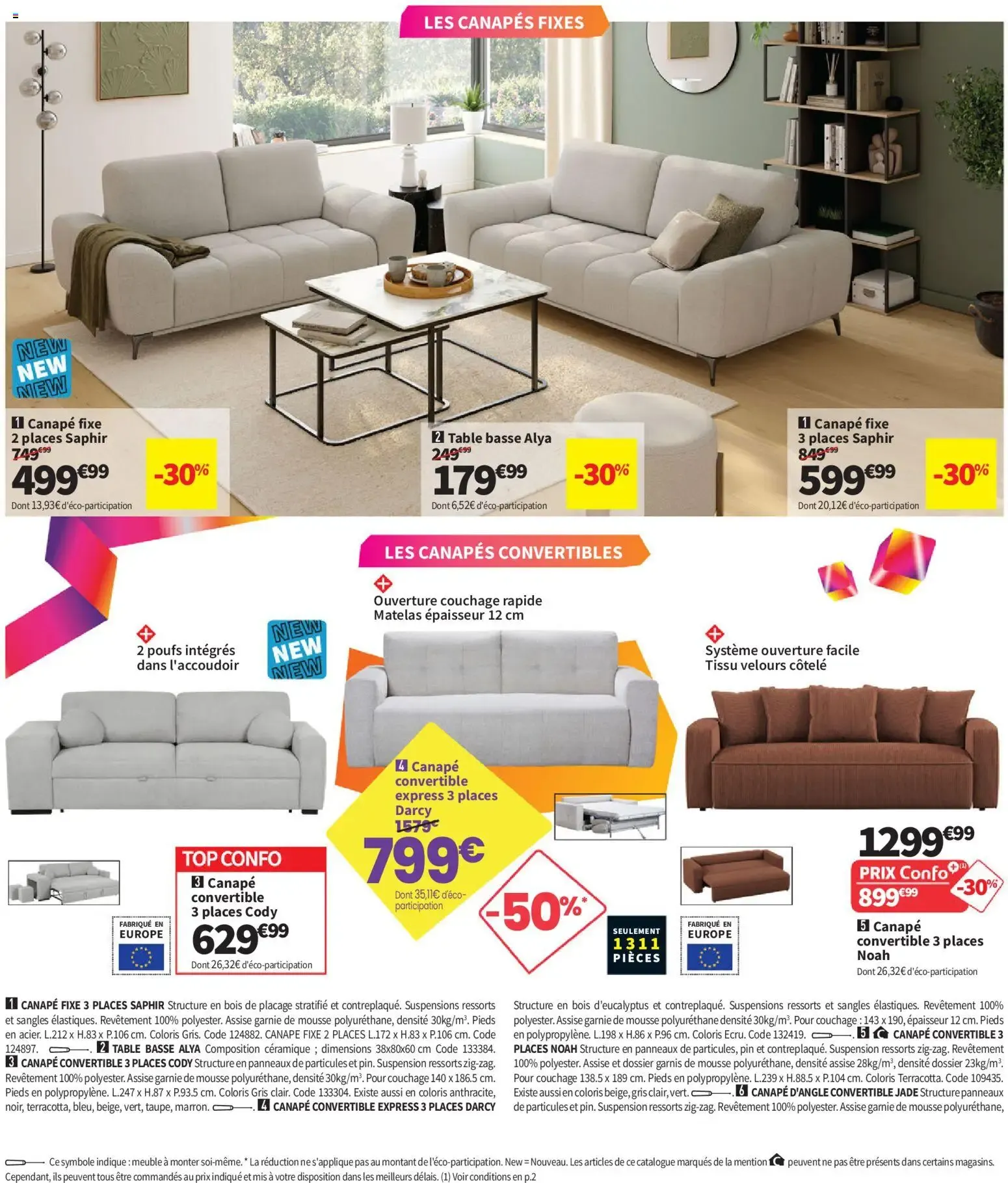 Conforama catalogue à partir du 25/08/2026 - promo en ligne du 25 août au 28 septembre 2026 - Catalogue page 4