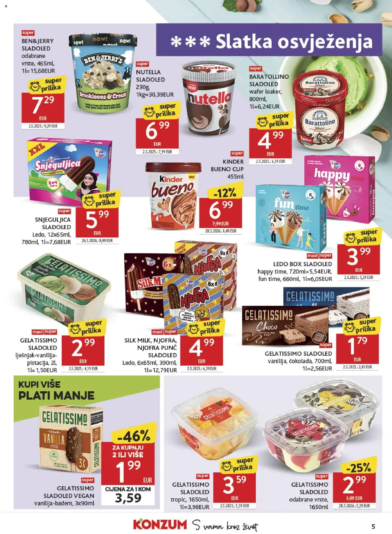 Katalog Konzum Katalog novi od 04.08.2026 na listanje > letak digitalni od 4. kolovoza do 11. kolovoza 2026. - Pregled Stranica 5