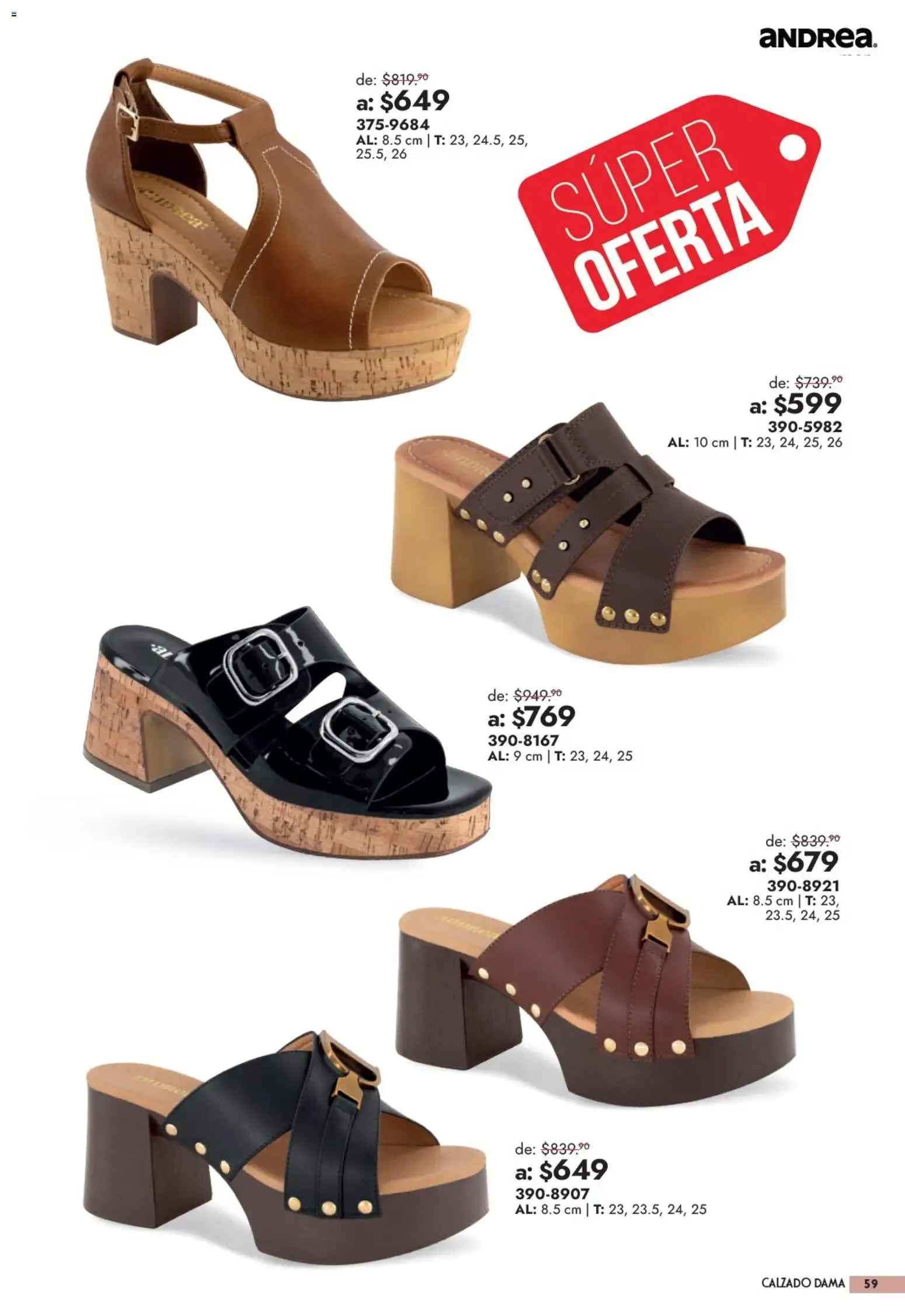 Catálogo de Andrea + Outlet Segundas Rebajas 13 de septiembre al 3 de octubre 2026 - Pagina 58