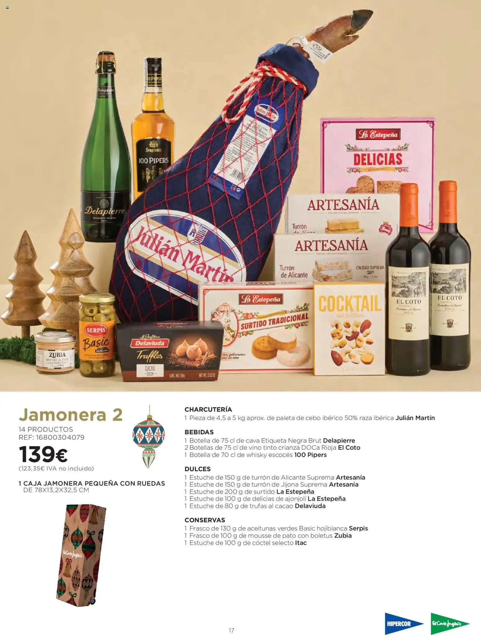Catálogo de Hipercor - Cestas de Navidad del 08/10/2026 | folleto 8 de octubre al 5 de enero 2027 - Página 17