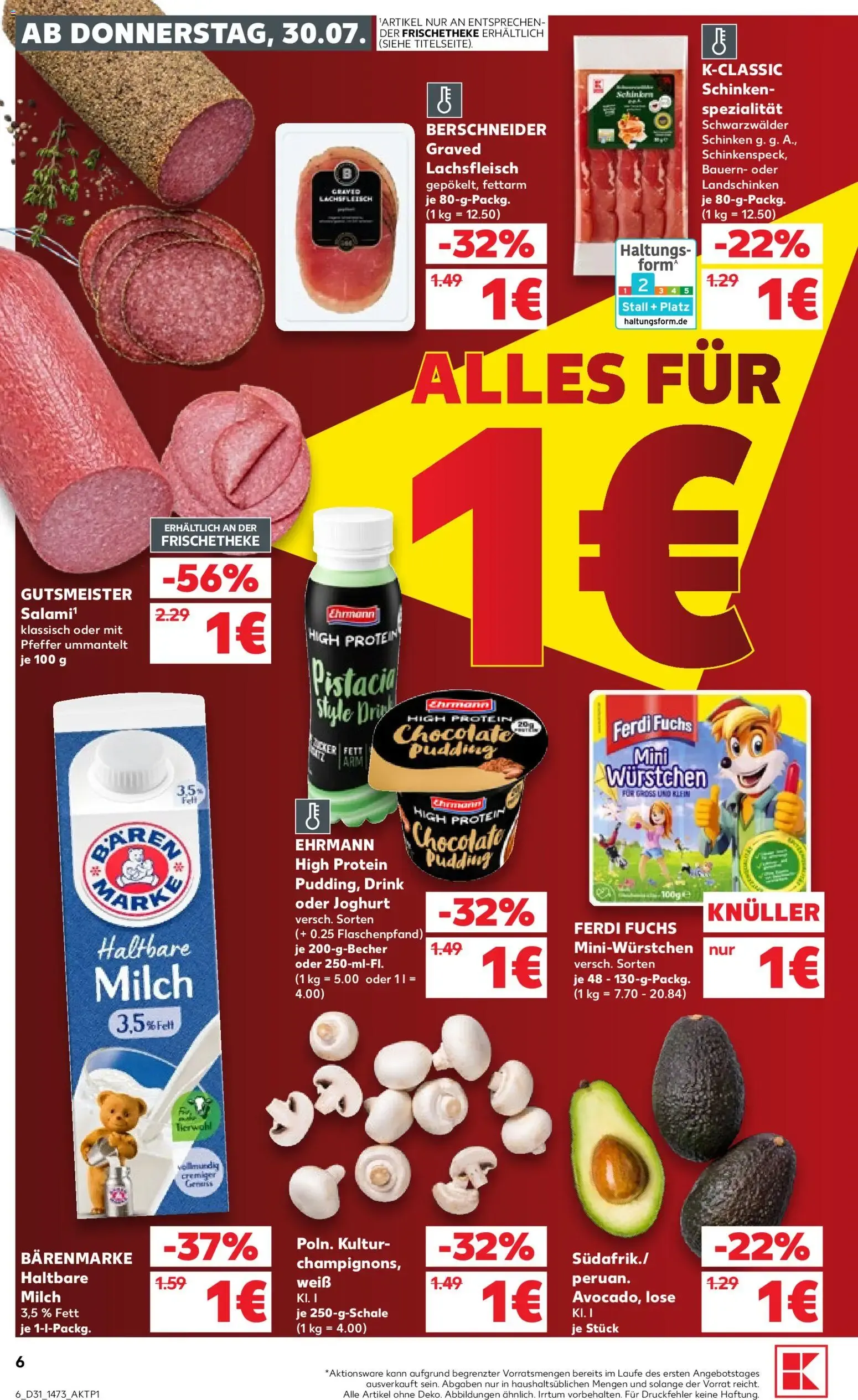 Prospekt Kaufland ab 30.07.2026 » Angebote Online zum Blättern von 30. Juli bis 5. August 2026 - Prospekt seite 6