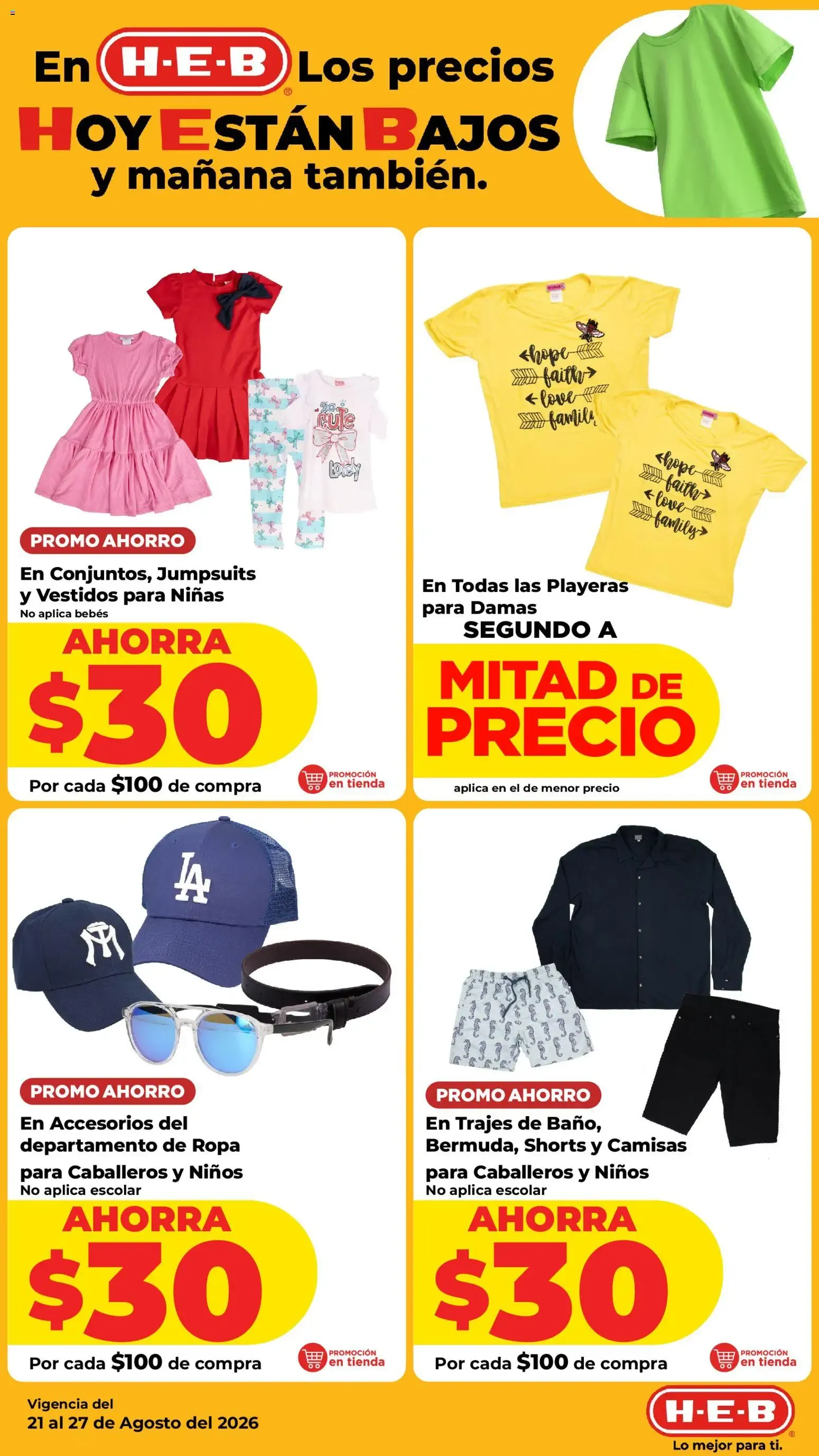 Catálogo de H-E-B folleto Los precios hoy están bajos (21/08/2026 - 27/08/2026) - catálogo en línea 21 de agosto al 27 de agosto 2026 - Pagina 20