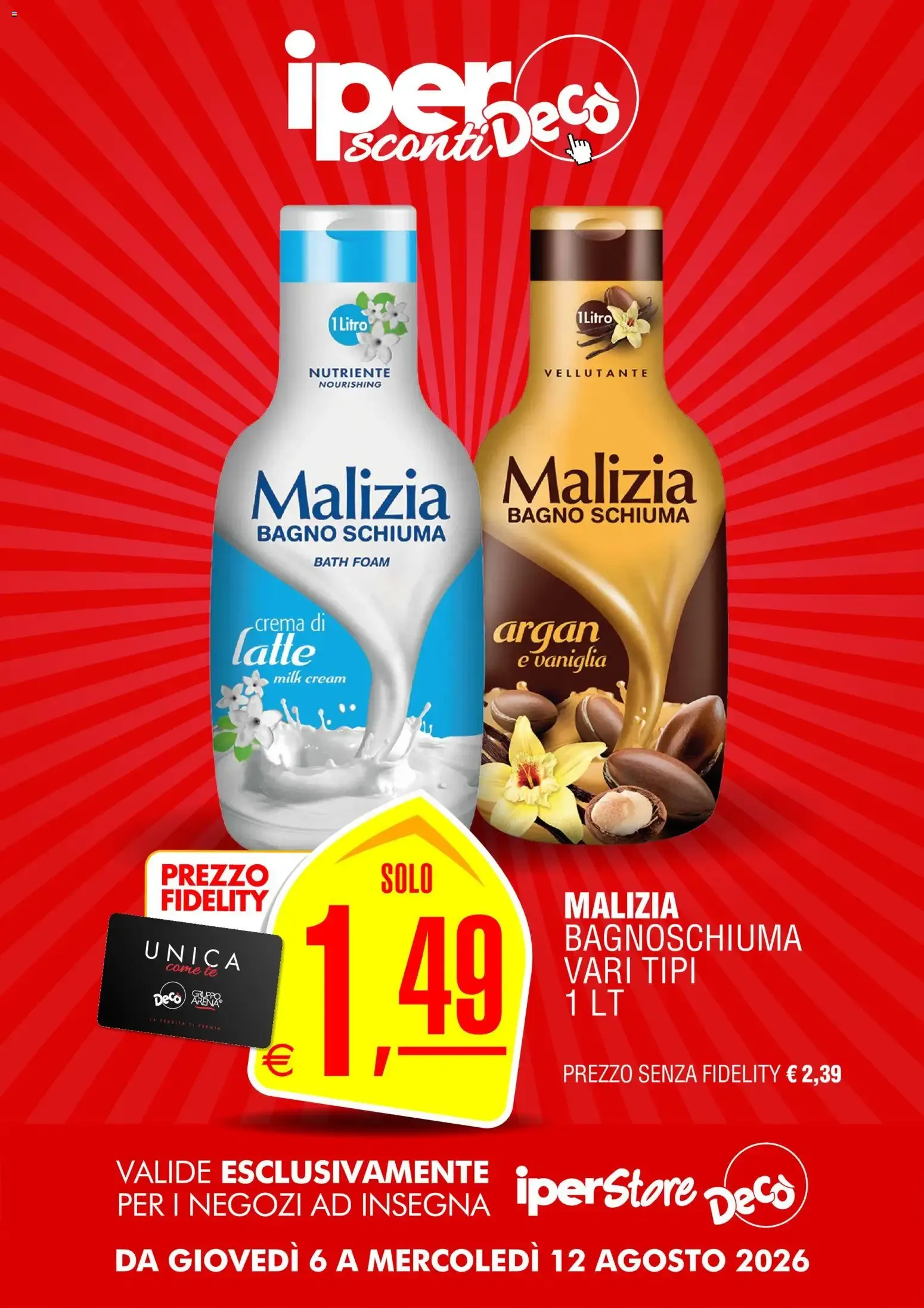 Nuovo Decò volantino iperStore Sicilia dal 06/08/2026 > offerte anteprima 🛍️ da 6 agosto a 12 agosto di 2026 - Pagina del volantino 13