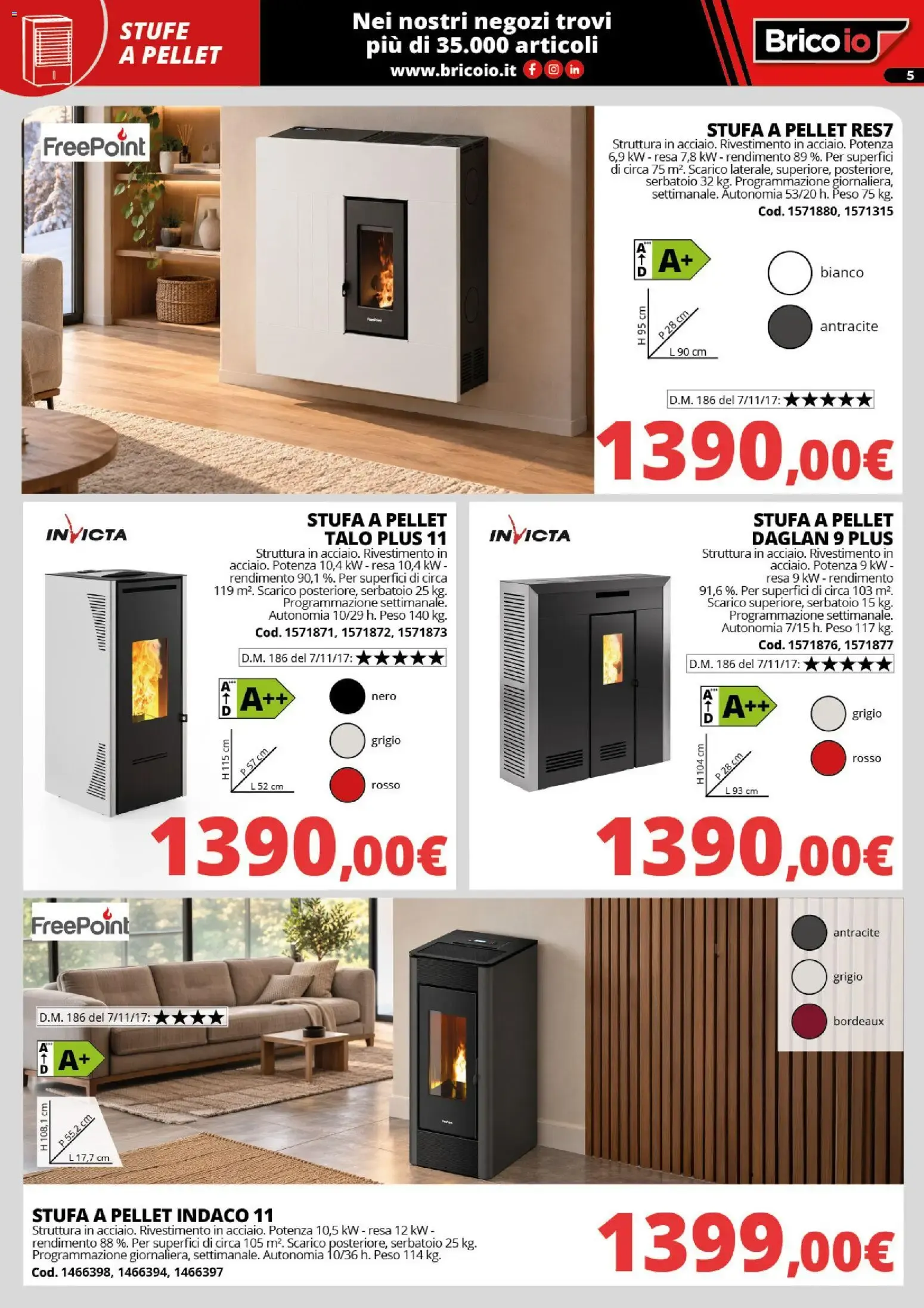 Nuovo Brico io volantino Riscaldamento dal 24/09/2026 > offerte anteprima 🛍️ da 24 settembre a 1 febbraio di 2027 - Pagina del volantino 5