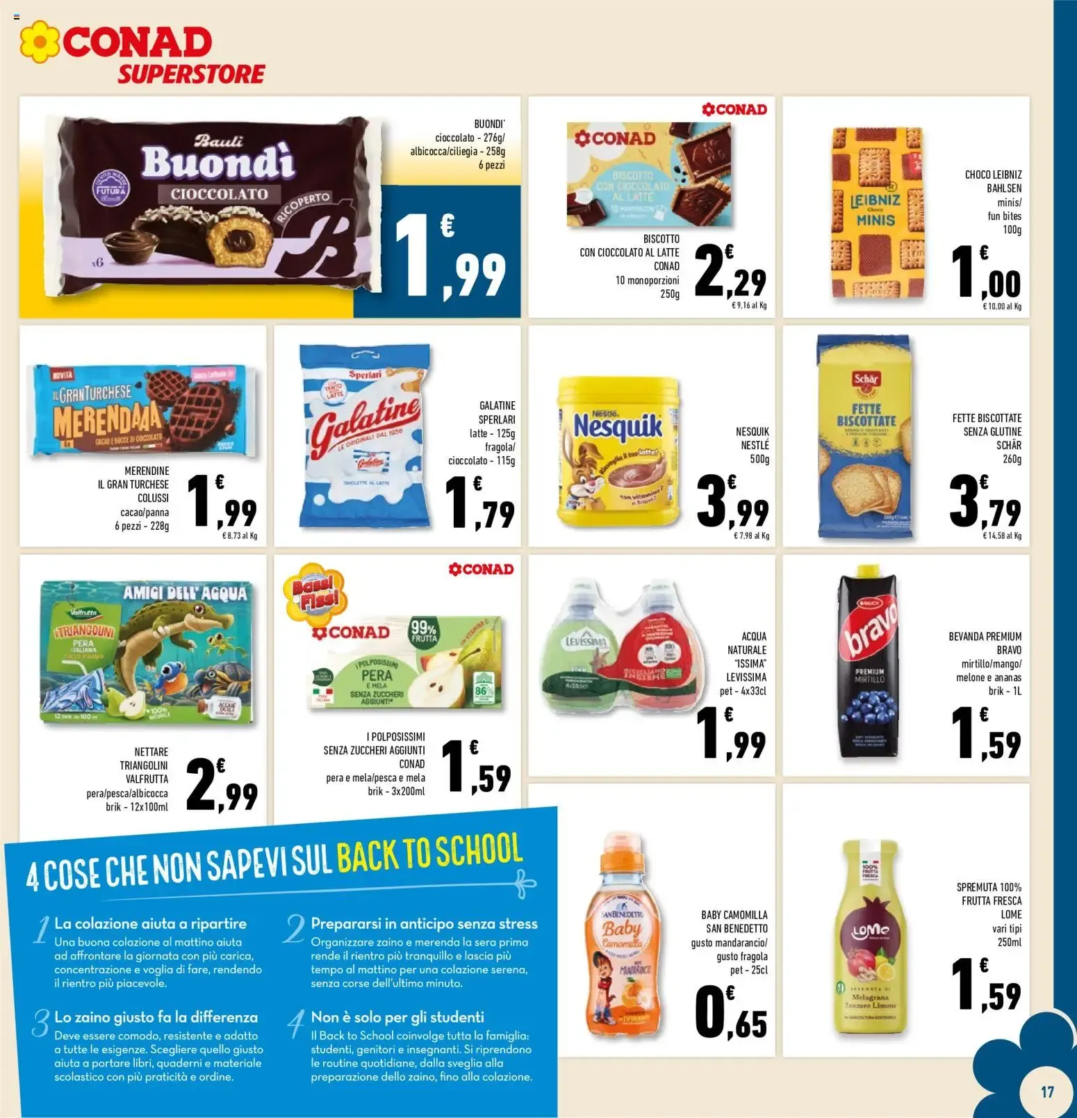 Volantino Conad dal 26/08/2026 > Anteprima da 26 agosto a 6 settembre di 2026 - Pagina del volantino 17