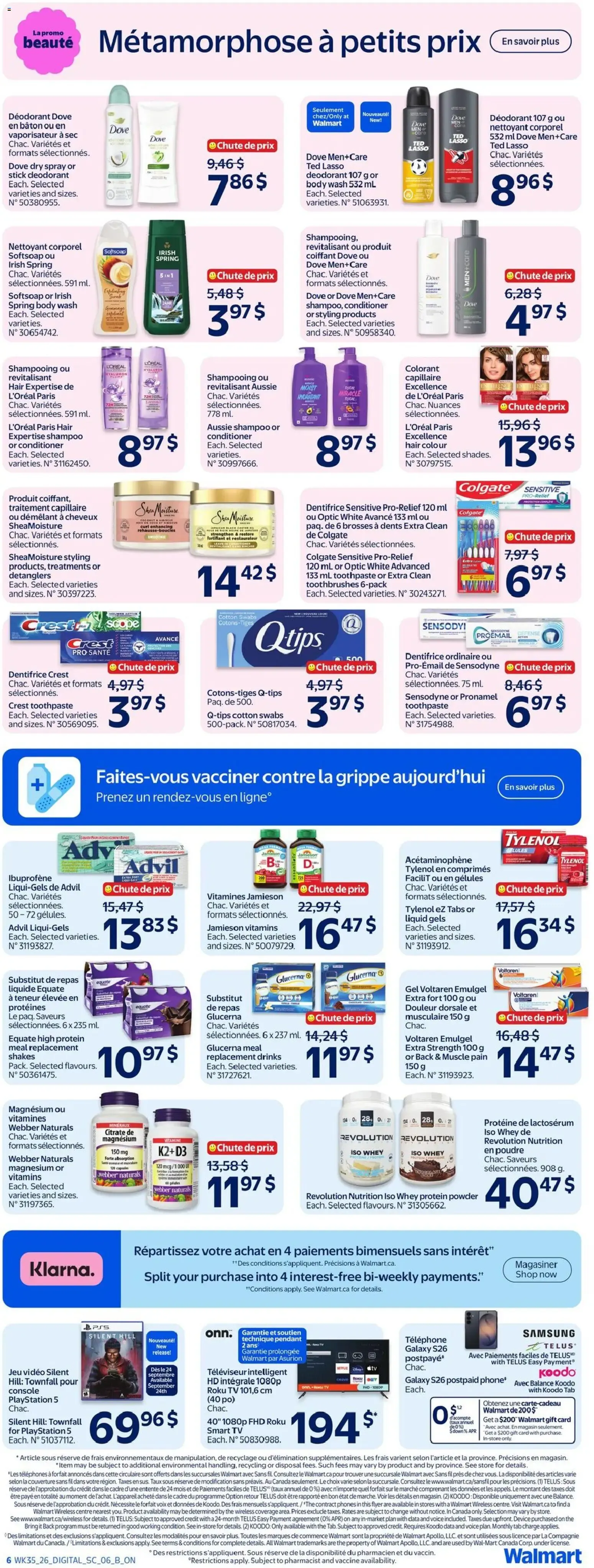 Walmart circulaire from Sep 24, 2026 > weekly specials & deals from September 24 to September 30 2026 - flyer page 13