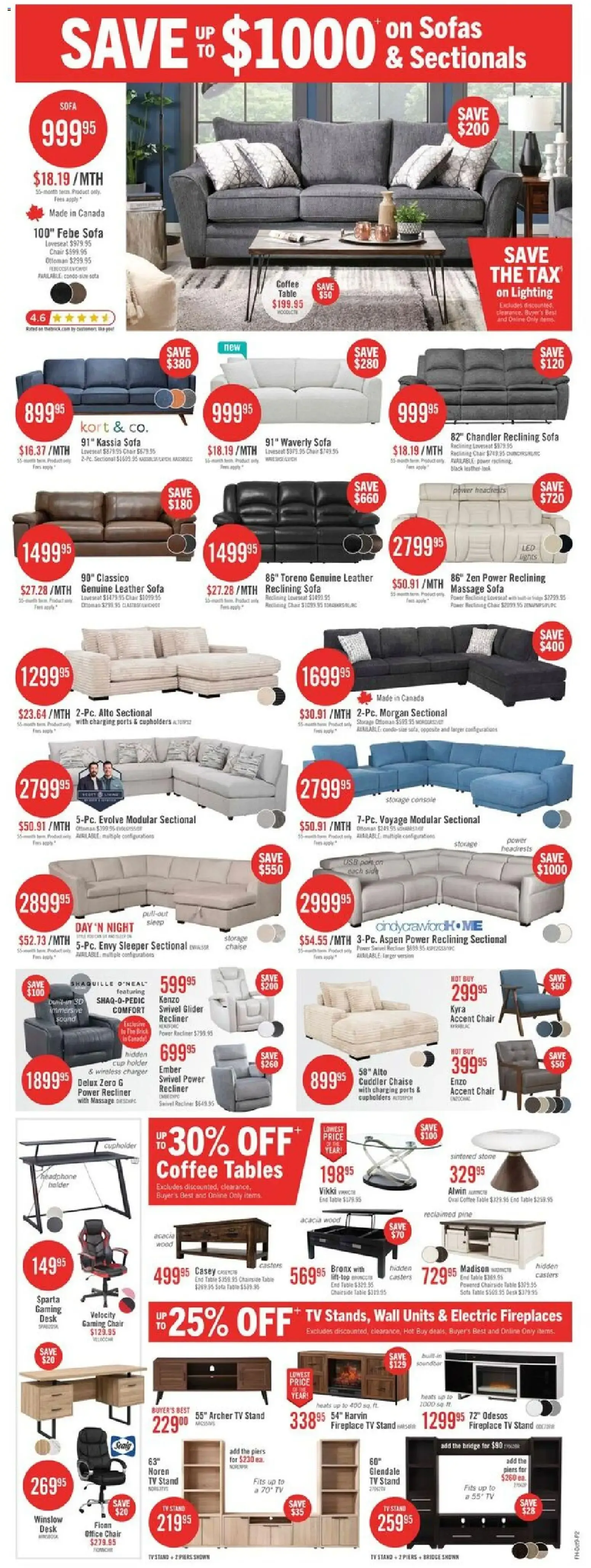 The Brick weekly flyer / circulaire from Oct 9, 2026 > weekly specials & deals from October 9 to October 21 2026 - flyer page 3