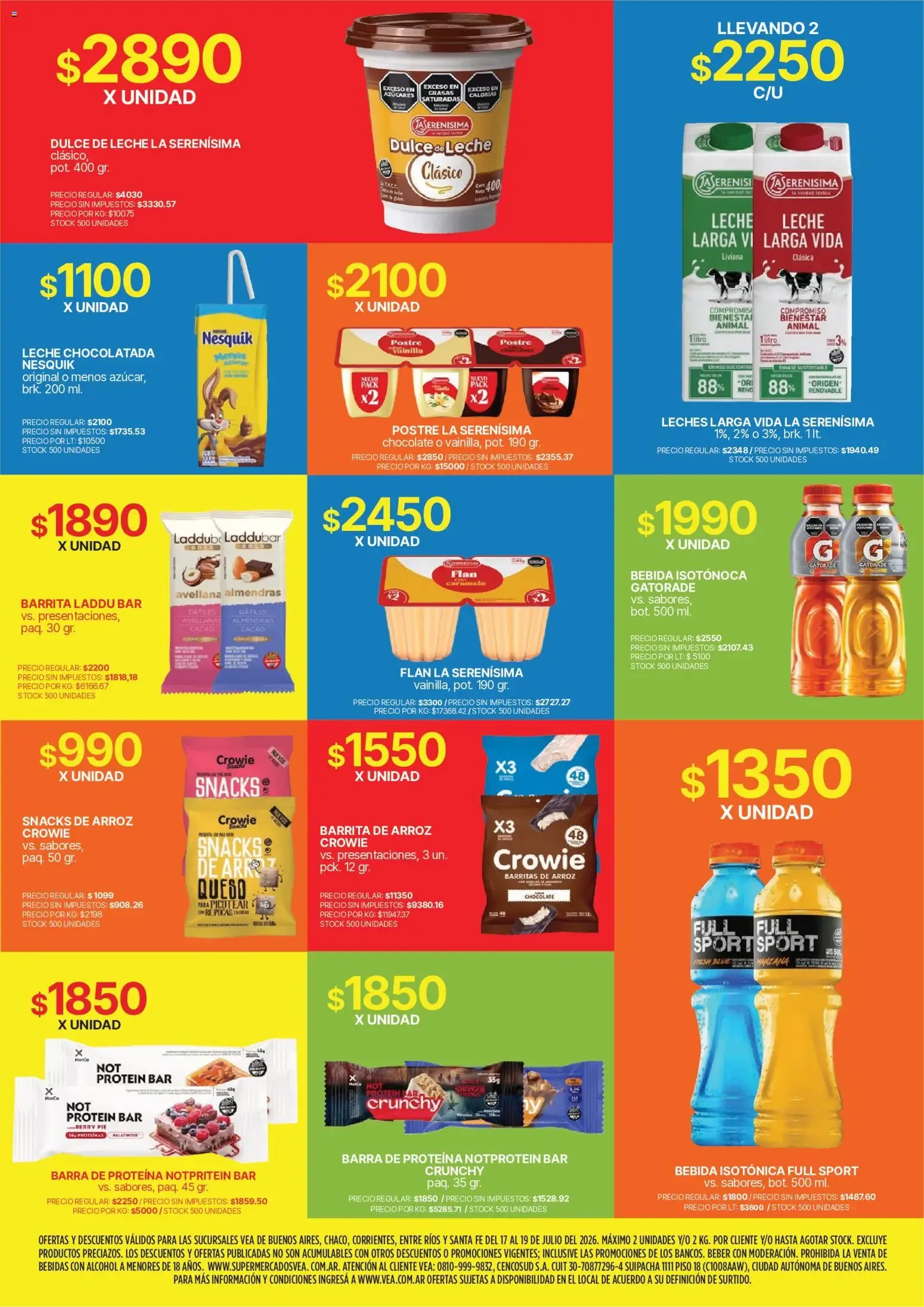 Ofertas de Vea - Fin de semana de ahorro | BA Nea del 17/07/2026 - 20/07/2026 17 de julio al 20 de julio 2026 - Página 8 del catálogo