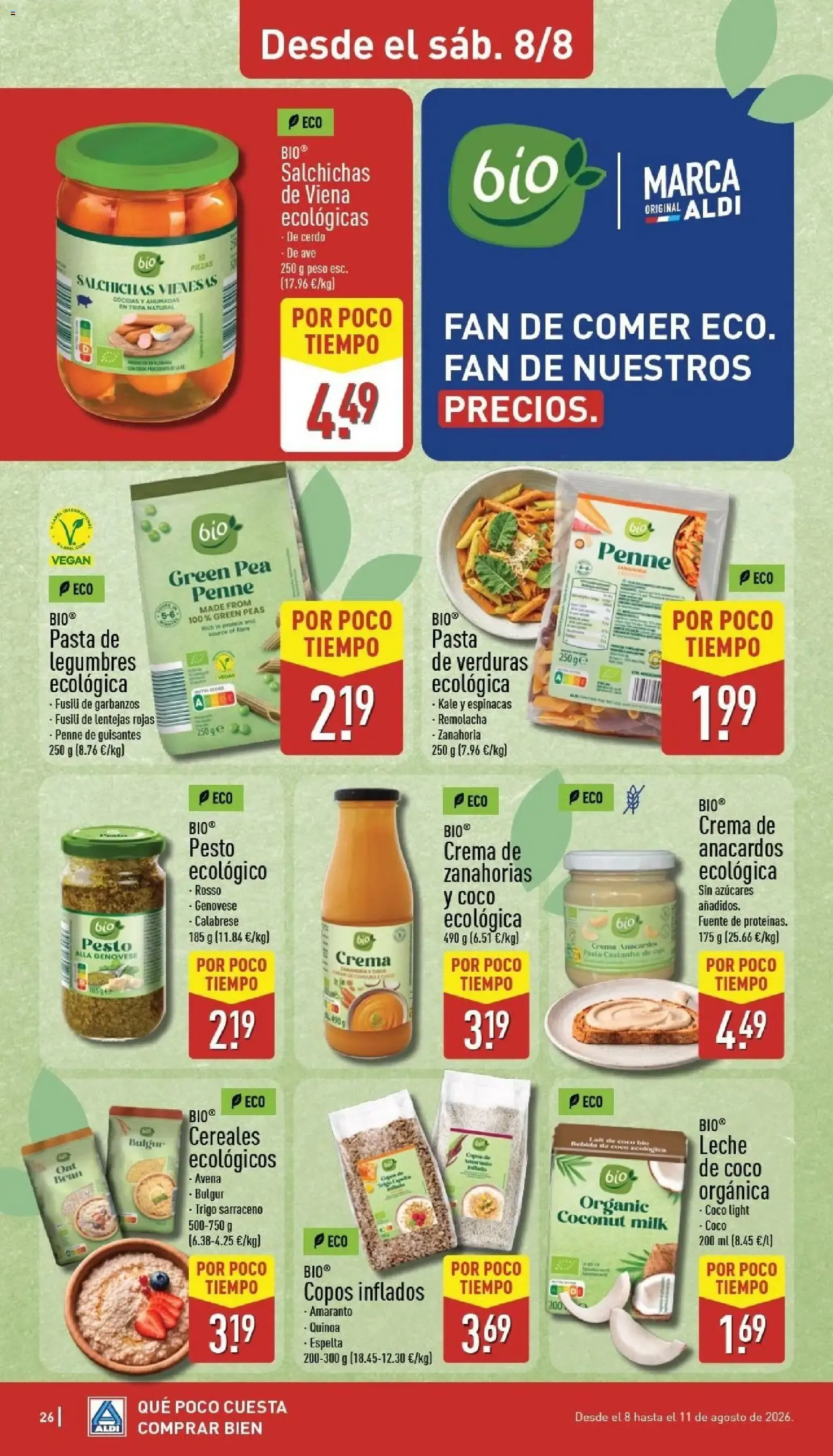 Catálogo de Aldi: Frescura a precios para tirarse a la piscina 3 de agosto al 9 de agosto 2026 - Página 26