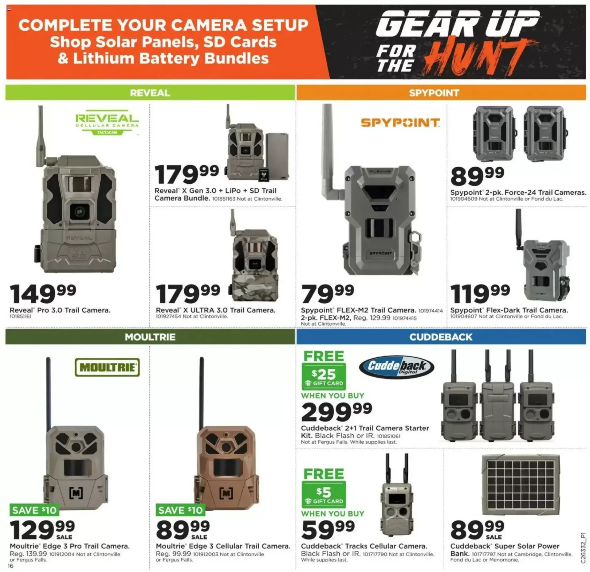 Weekly promotion Fleet Farm - Gear Up For The Hunt spanning from August 10 to August 23 2026 - Page 16 for Catalogue 365