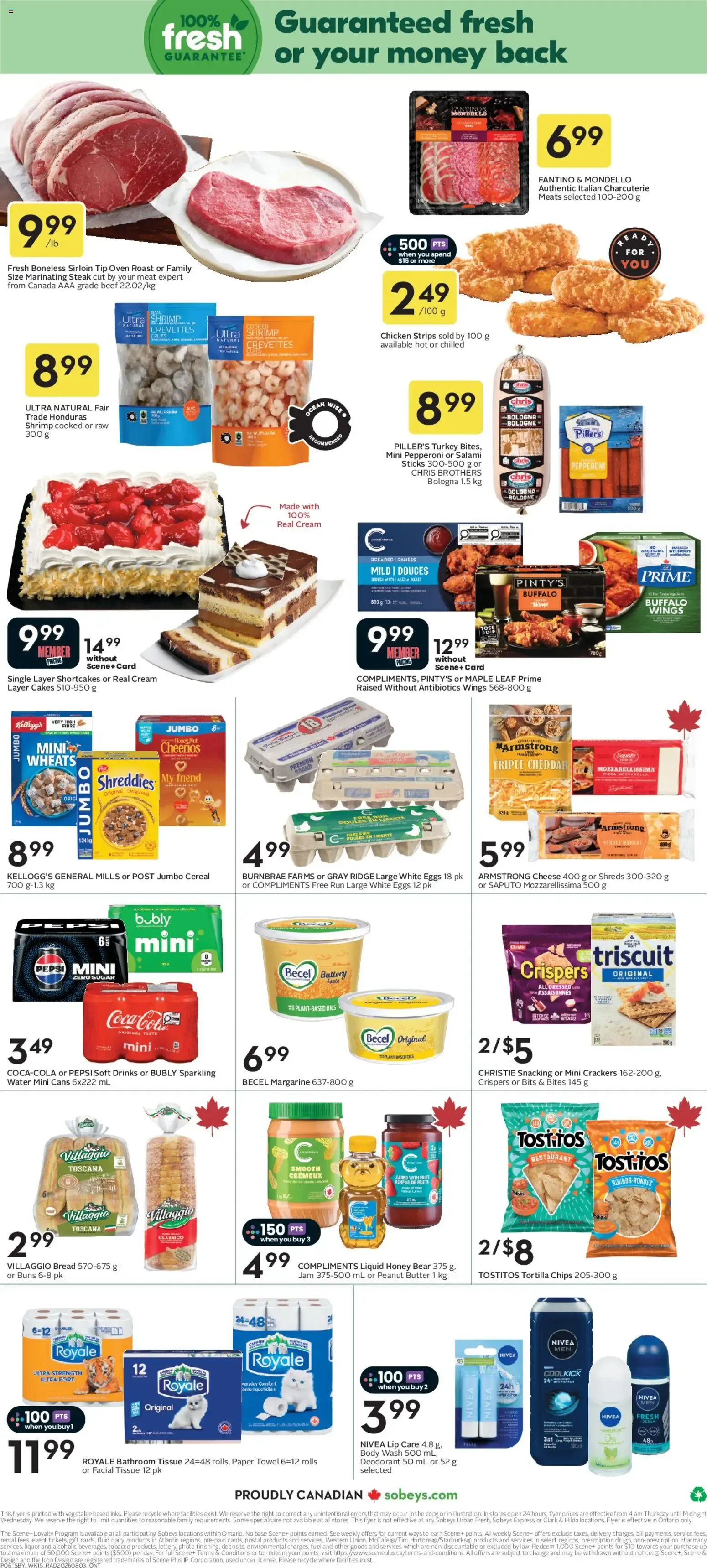 Sobeys weekly flyer / circulaire from August 6 to August 12 2026 - flyer page 4