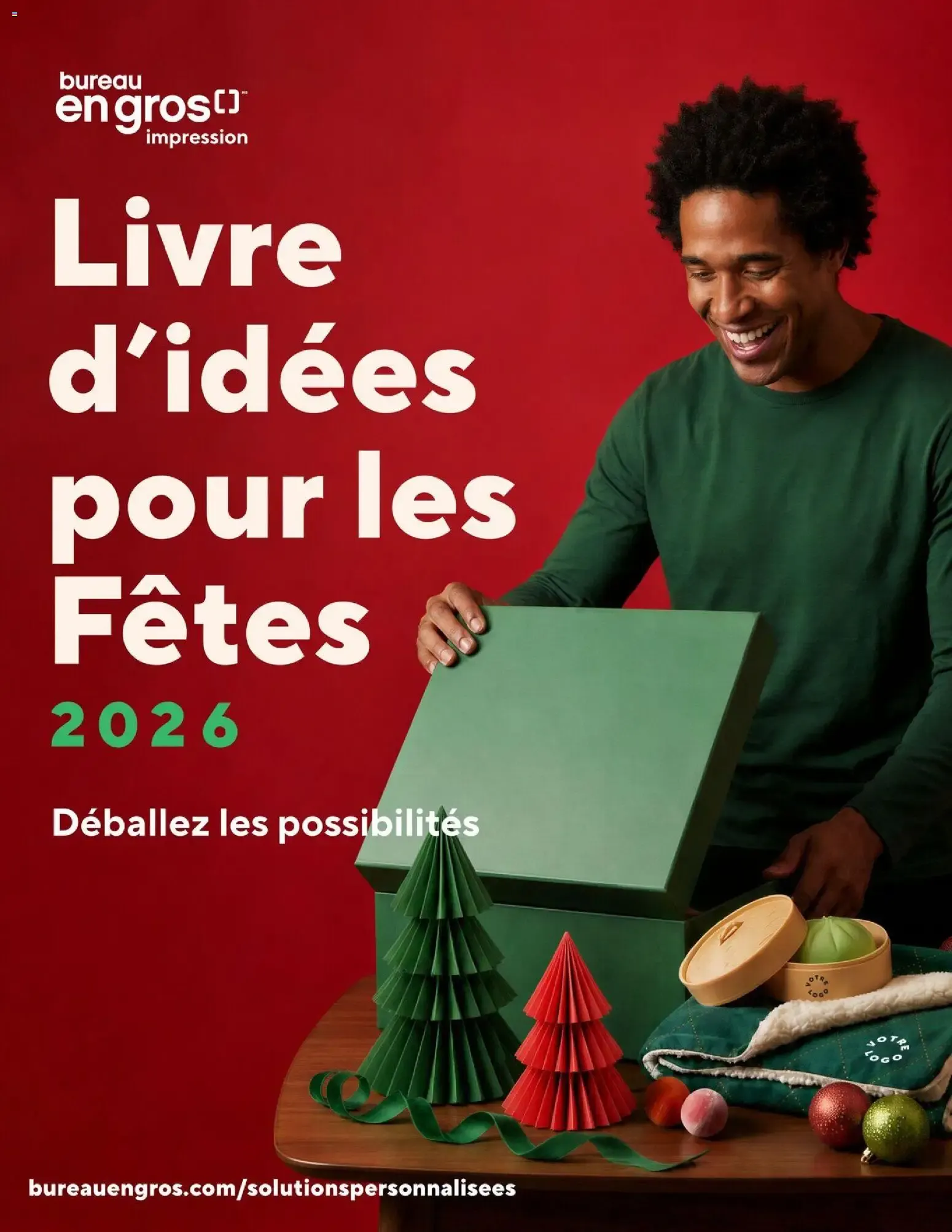 Staples circulaire - Livre d'idées pour les Fêtes from Sep 10, 2026 > weekly specials & deals from September 10 to December 31 2026 - flyer page 1