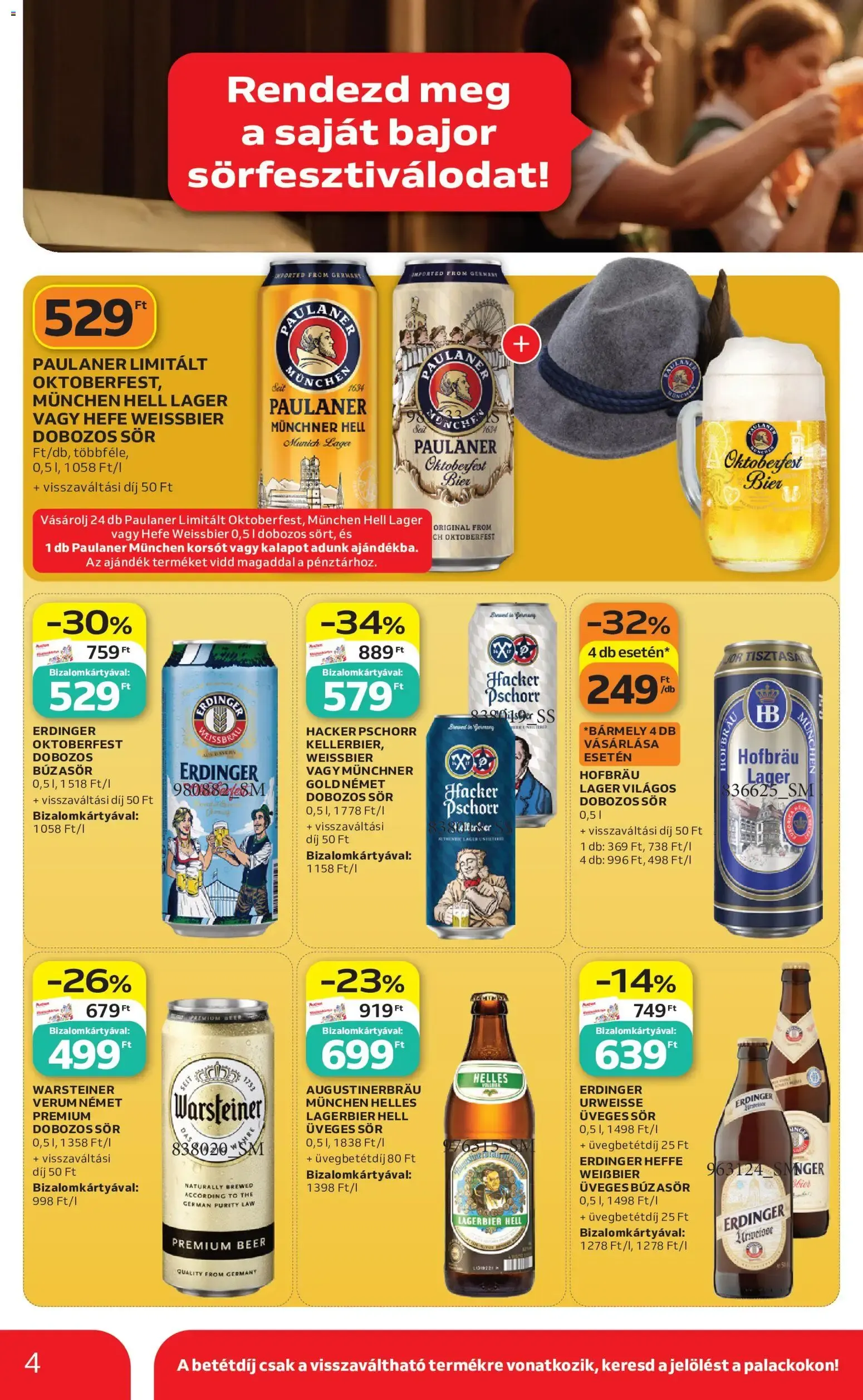 Katalógus Auchan Bajor sorfesztival ajánlatok - 2026.09.17. -tól/töl > akció, lapozható szórólap 🛍️ szeptember 17.-tól szeptember 30.-ig 2026. - Oldal 4
