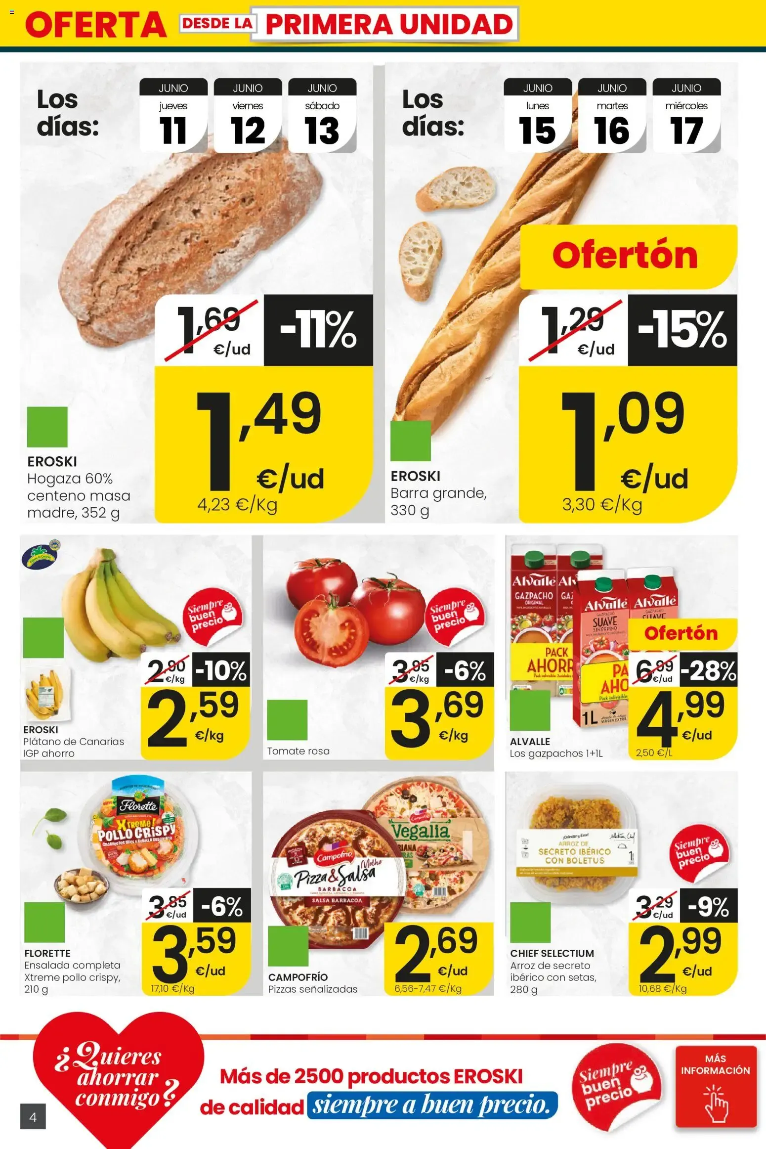 Catálogo de Eroski Ofertones de verano City del 11/06/2026 11 de junio al 1 de julio 2026 - Página 4
