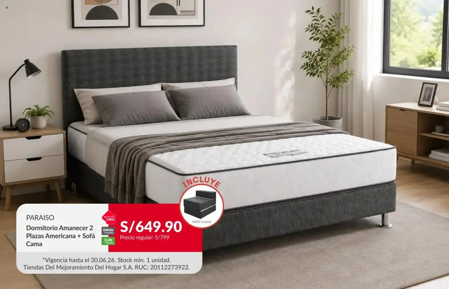 Catalogo de JUST HOME COLLECTION Combo Mueble de Cocina Macedonia 100cm + Lavaplatos 24 de agosto al 30 de agosto 2026 - Pag 7