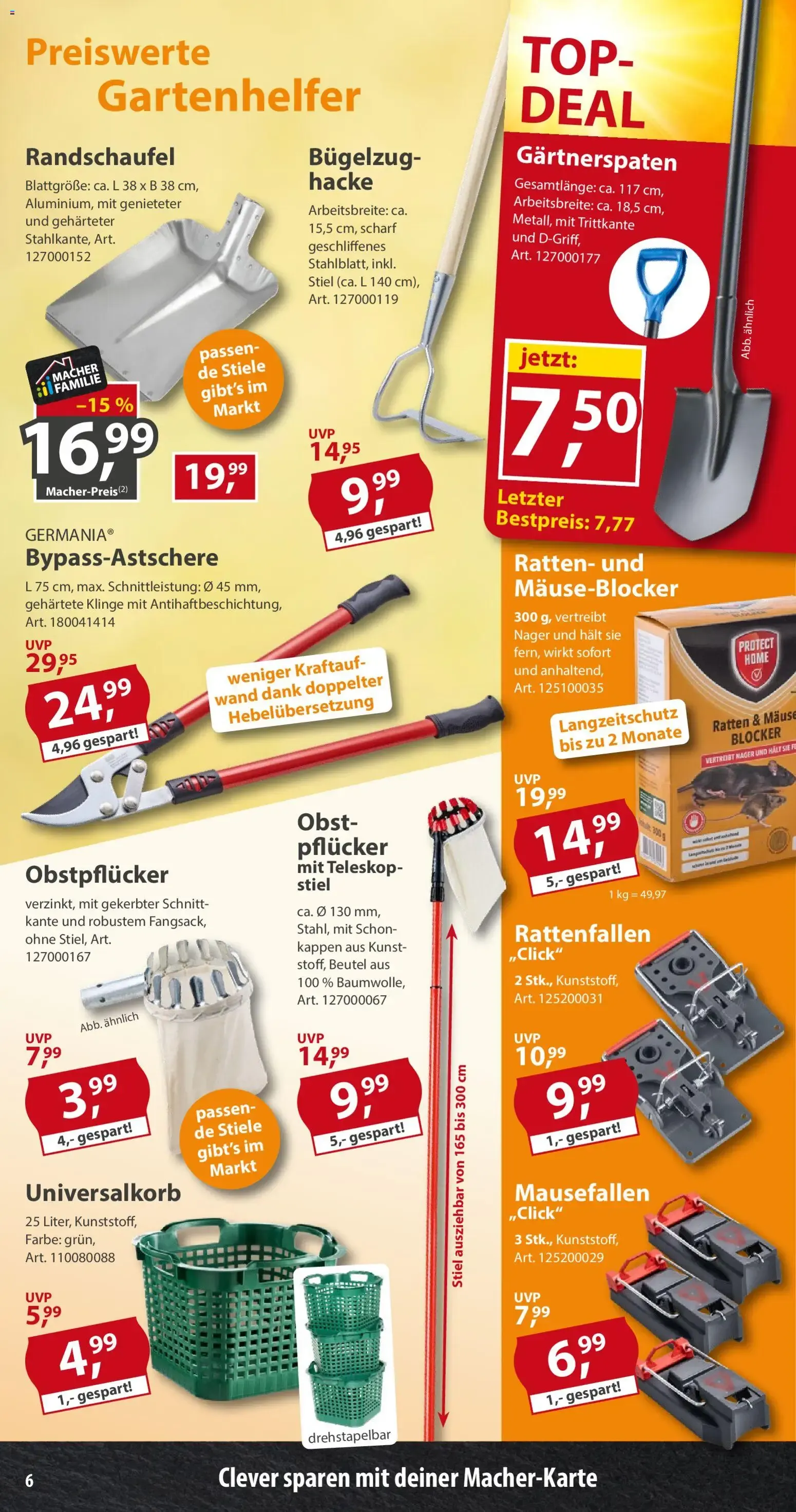 Sonderpreis Baumarkt Prospekt (ab 03.10.2026) zum Blättern von 3. Oktober bis 9. Oktober 2026 - Prospekt seite 6