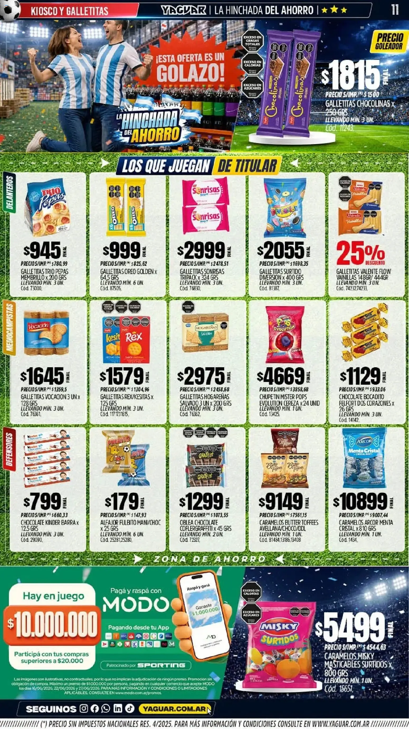 Ofertas de Mayorista Yaguar - La Hinchada del Ahorro 15 de junio al 21 de junio 2026 - Página 10 del catálogo