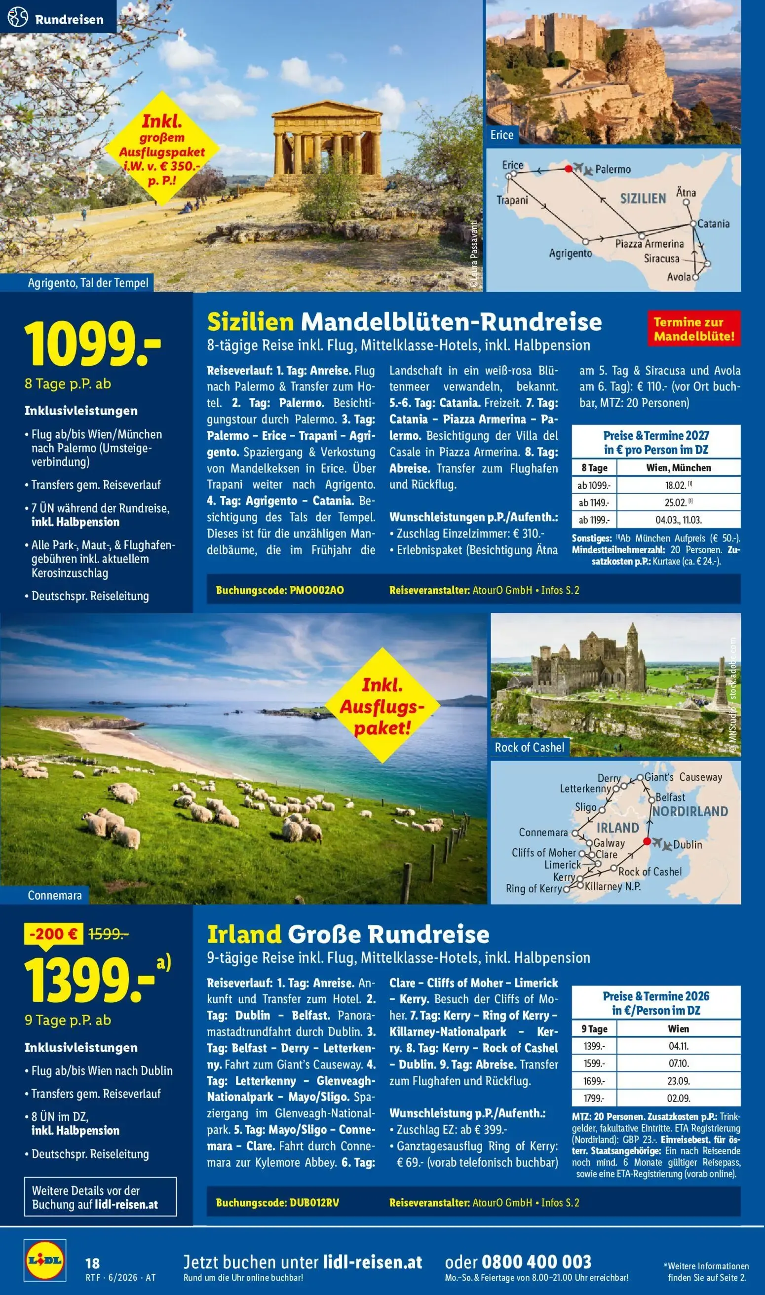 Lidl Reisen - Traumurlaub von 13. Juni bis 15. Juli 2026 - Flugblätt seite  18