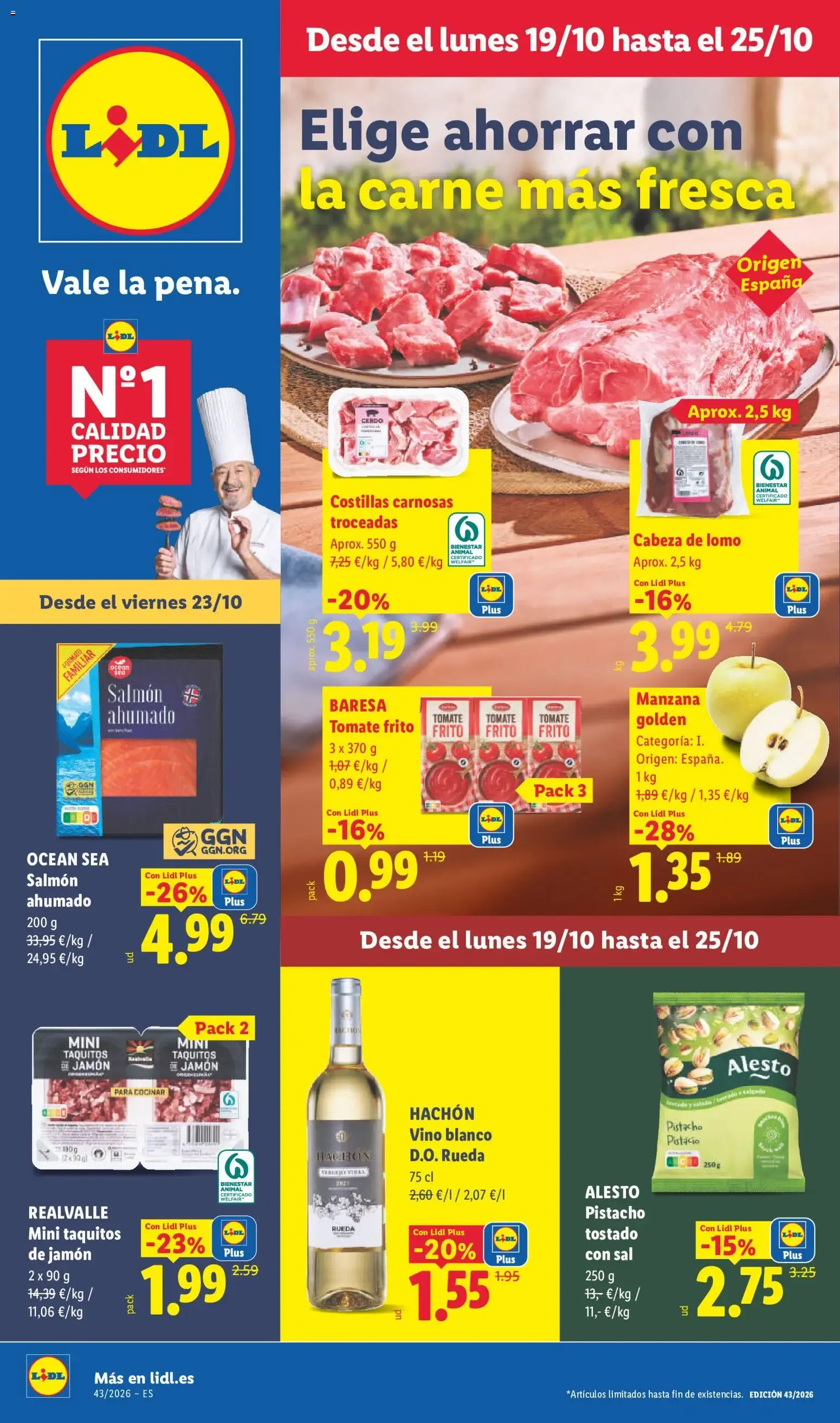 Lidl: Ofertas de carne y otros productos