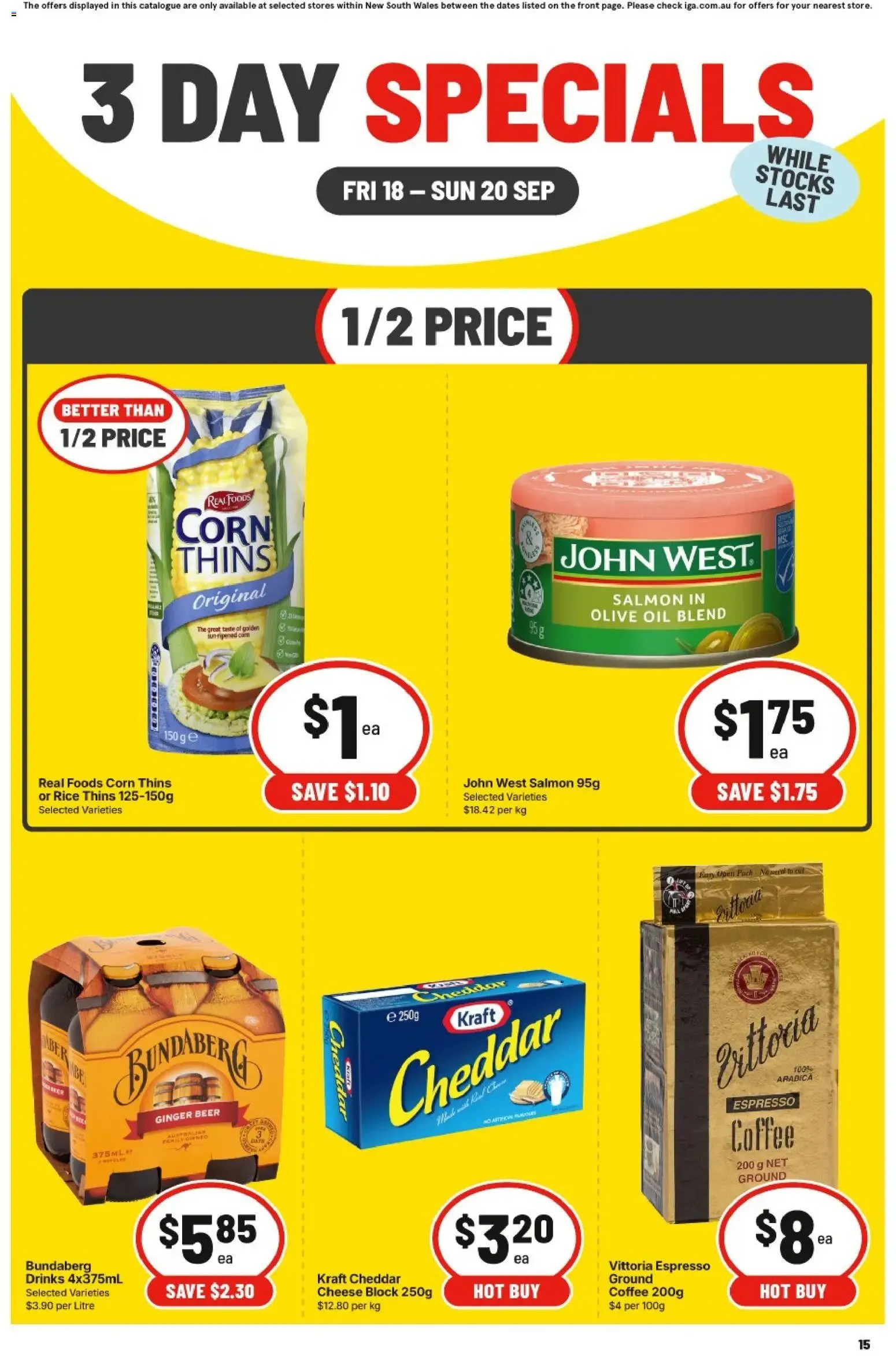 3 DAY SPECIALS - Catalogue valid from 18 September to 20 September 2026 - page 3