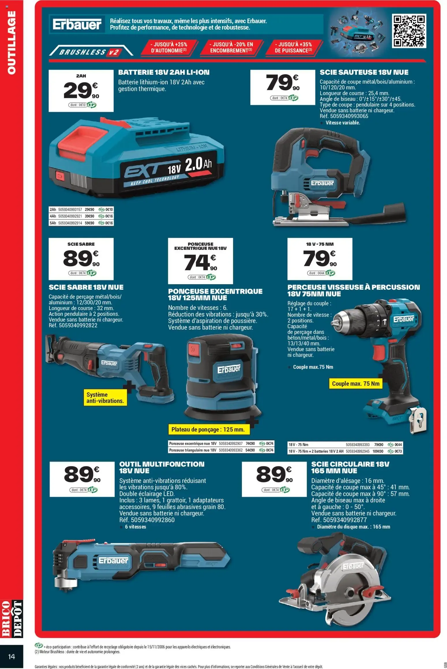 Brico Dépôt catalogue à partir du 25/09/2026 - promo en ligne du 25 septembre au 8 octobre 2026 - Catalogue page 14