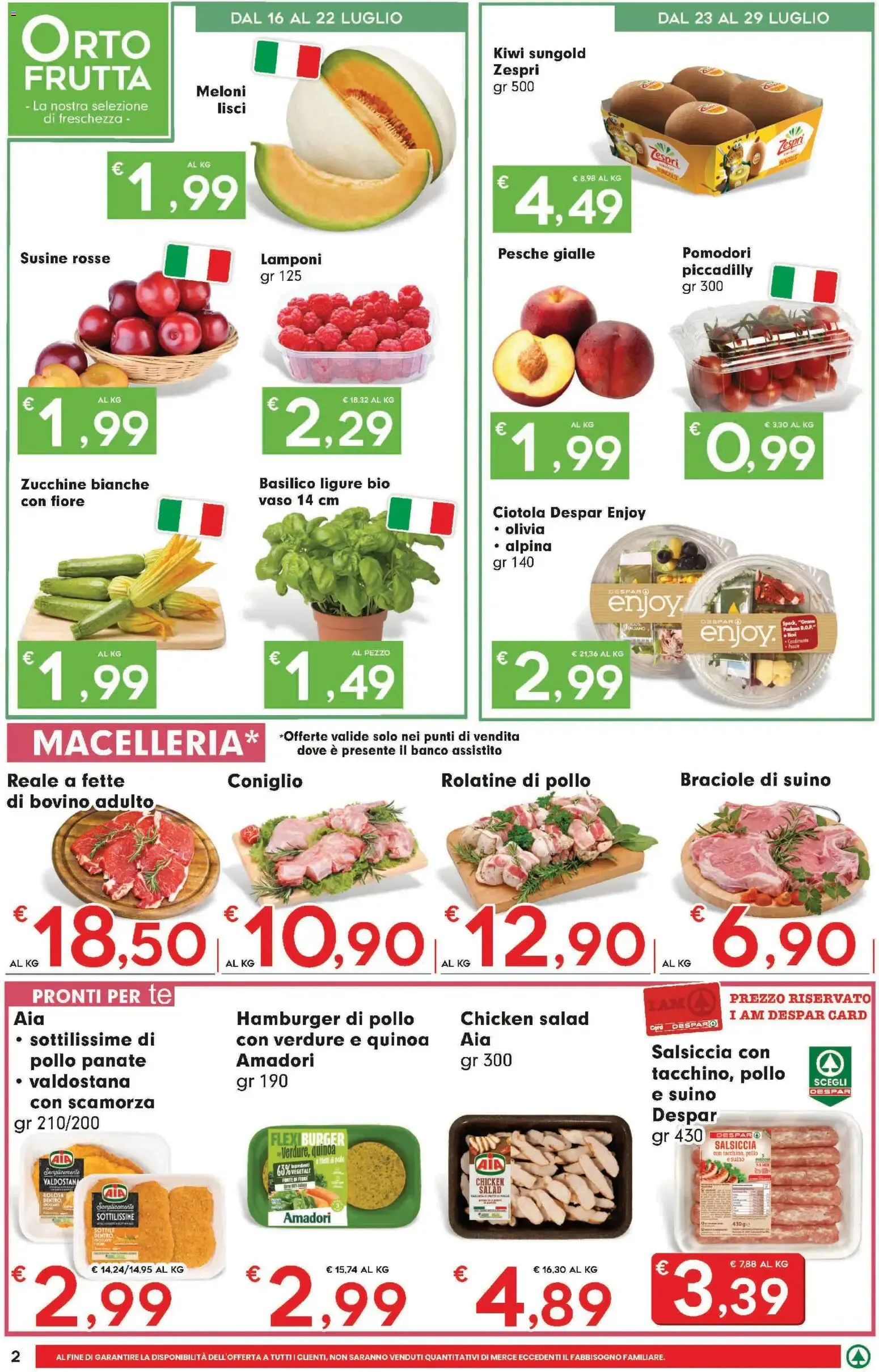 Nuovo Eurospar volantino dal 16/07/2026 > offerte anteprima 🛍️ da 16 luglio a 29 luglio di 2026 - Pagina del volantino 2