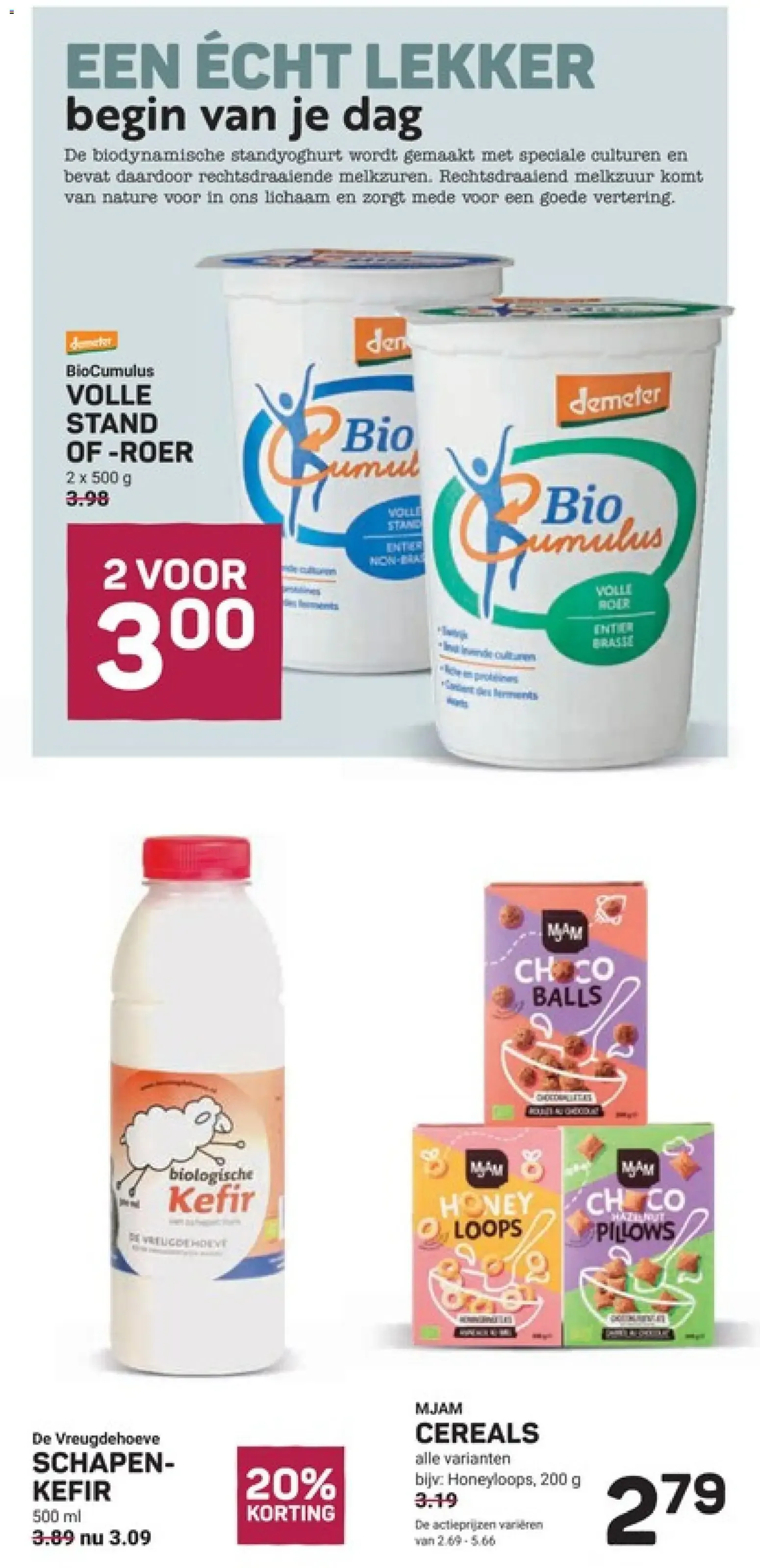 Ekoplaza: Luchtig & Krokant crackers van Le Pain des Fleurs - 2+1 GRATIS van 23 september tot 29 september 2026 - Folder pagina 3